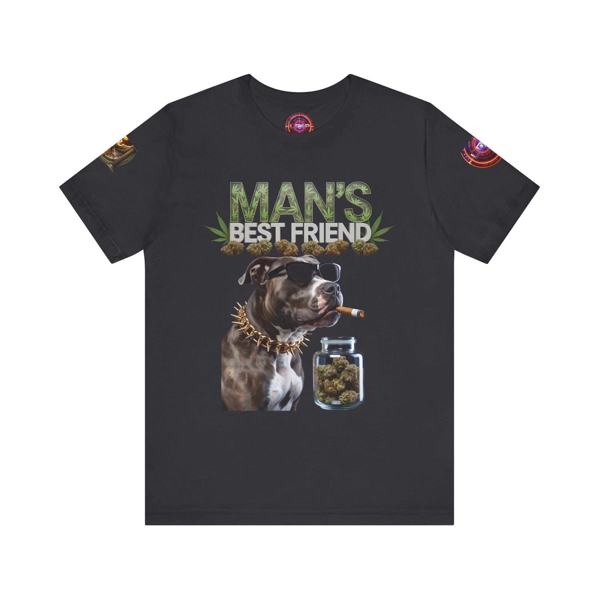 Unisex Tee Man's Best Friend Weed Design Shirt