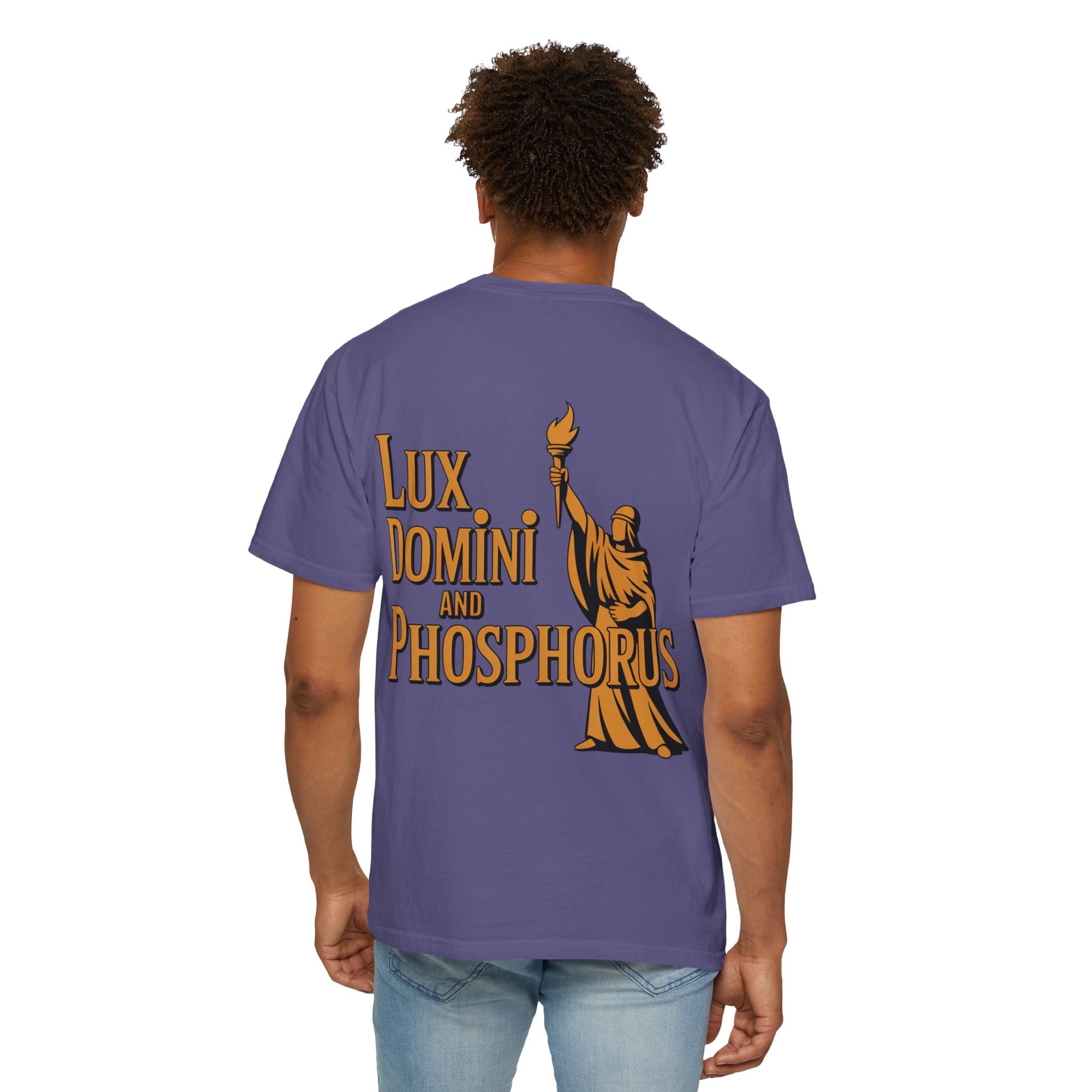 Garment-Dyed T-shirt Thin Line Love Hate LD&amp;P APPAREL Design