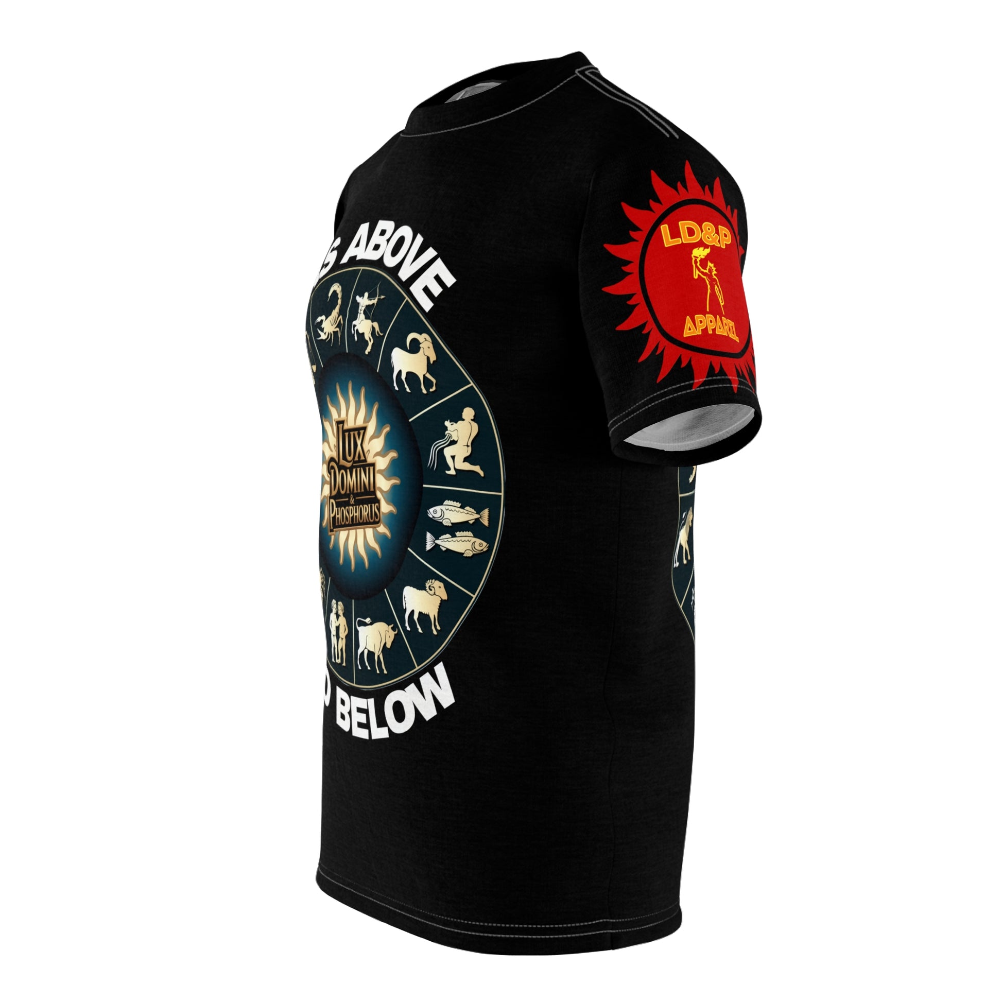 As Above So Below Unisex Cut & Sew Tee