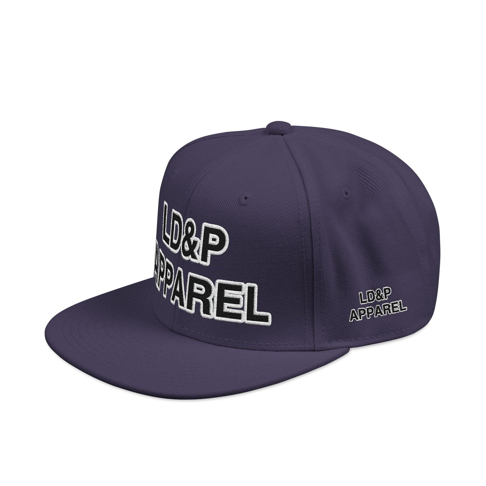 Embroidered Snapback Cap - LD&P Apparel Design