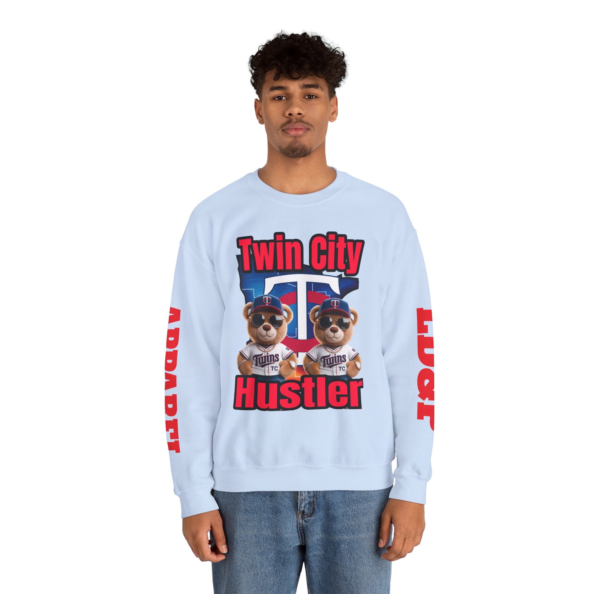 Crewneck Sweatshirt Twin City Hustler LD&P Apparel Design