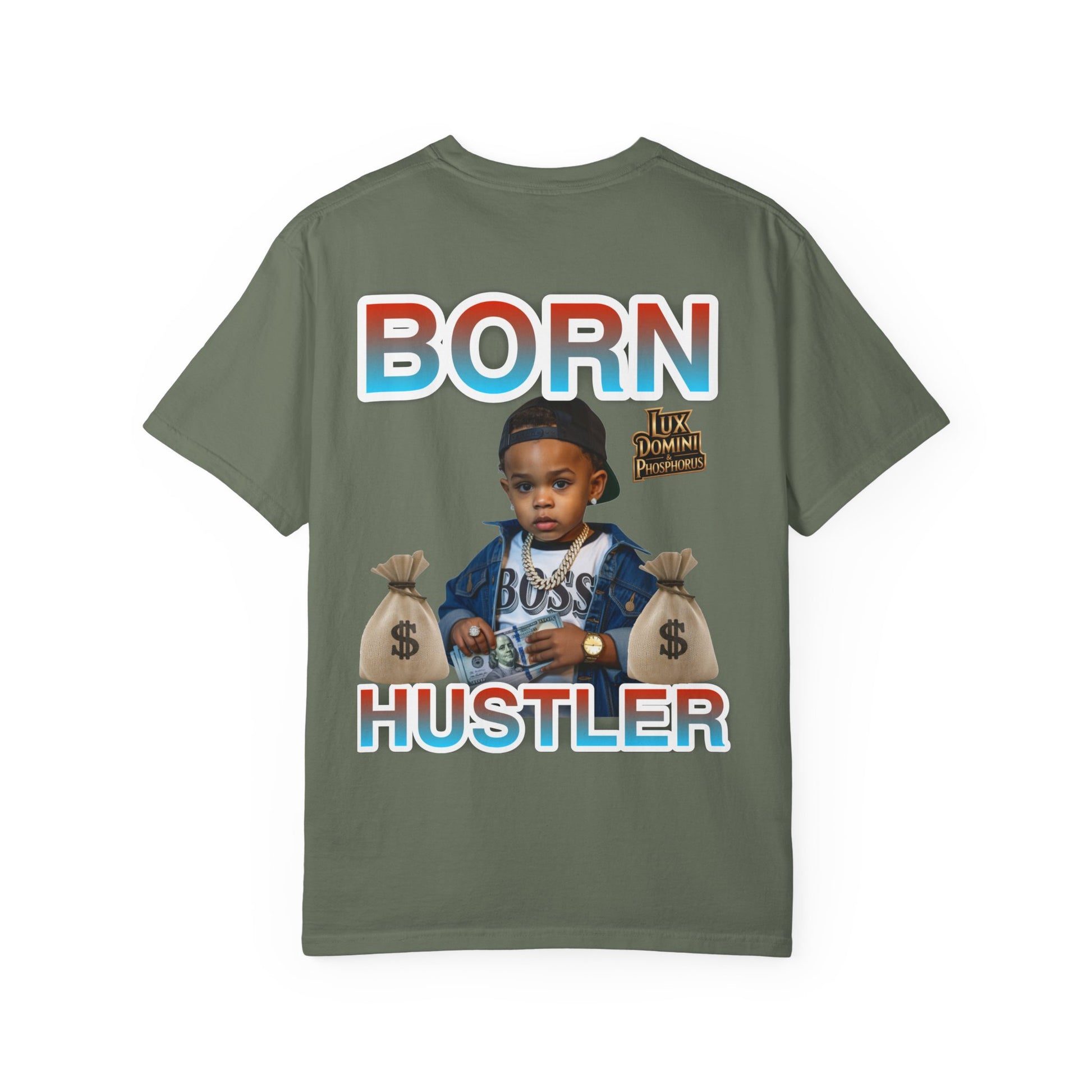 Garment-Dyed T-shirt BORN HUSTLER LD&P APPAREL