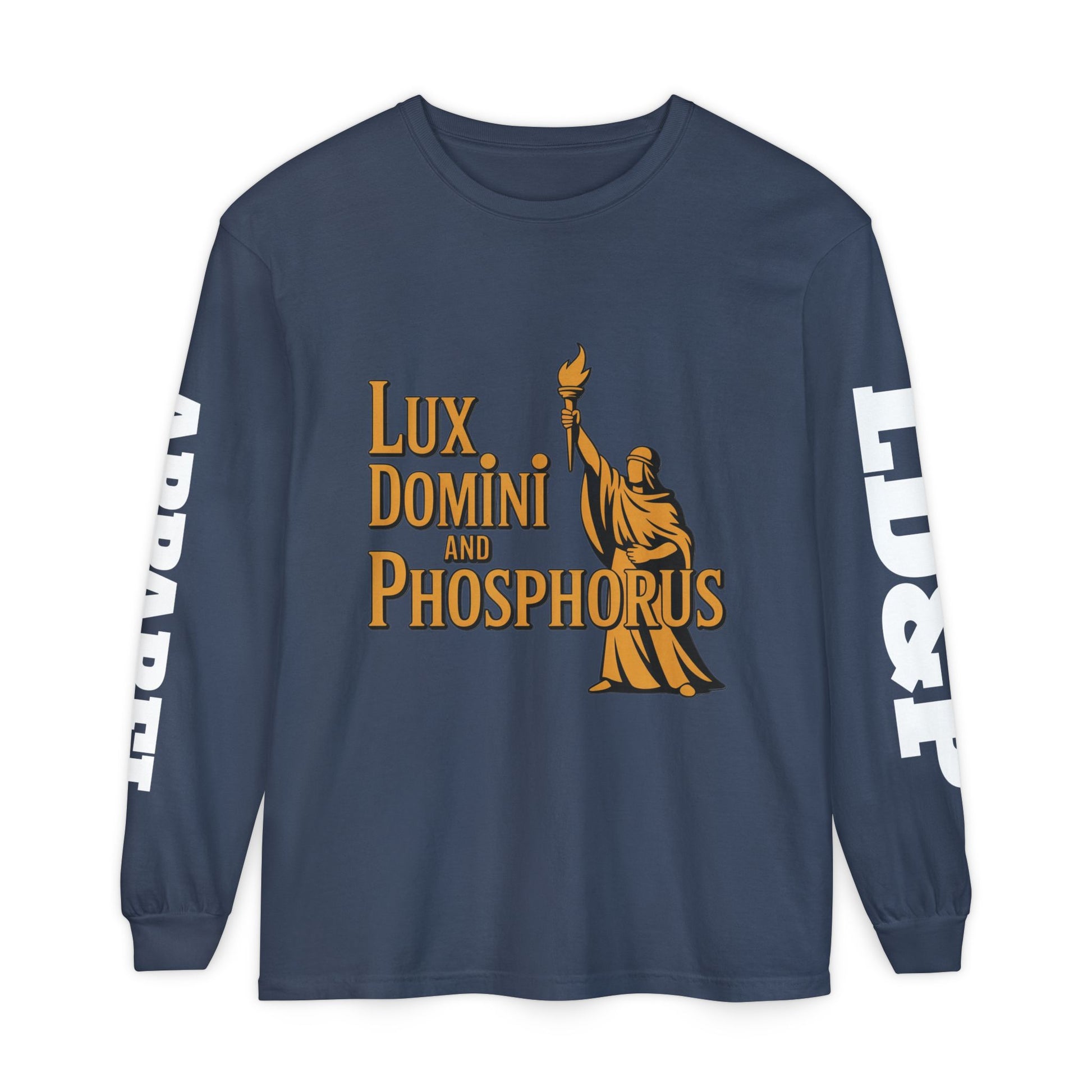 Long Sleeve T-Shirt Lux Domini and Phosphorus LD&P Apparel Design