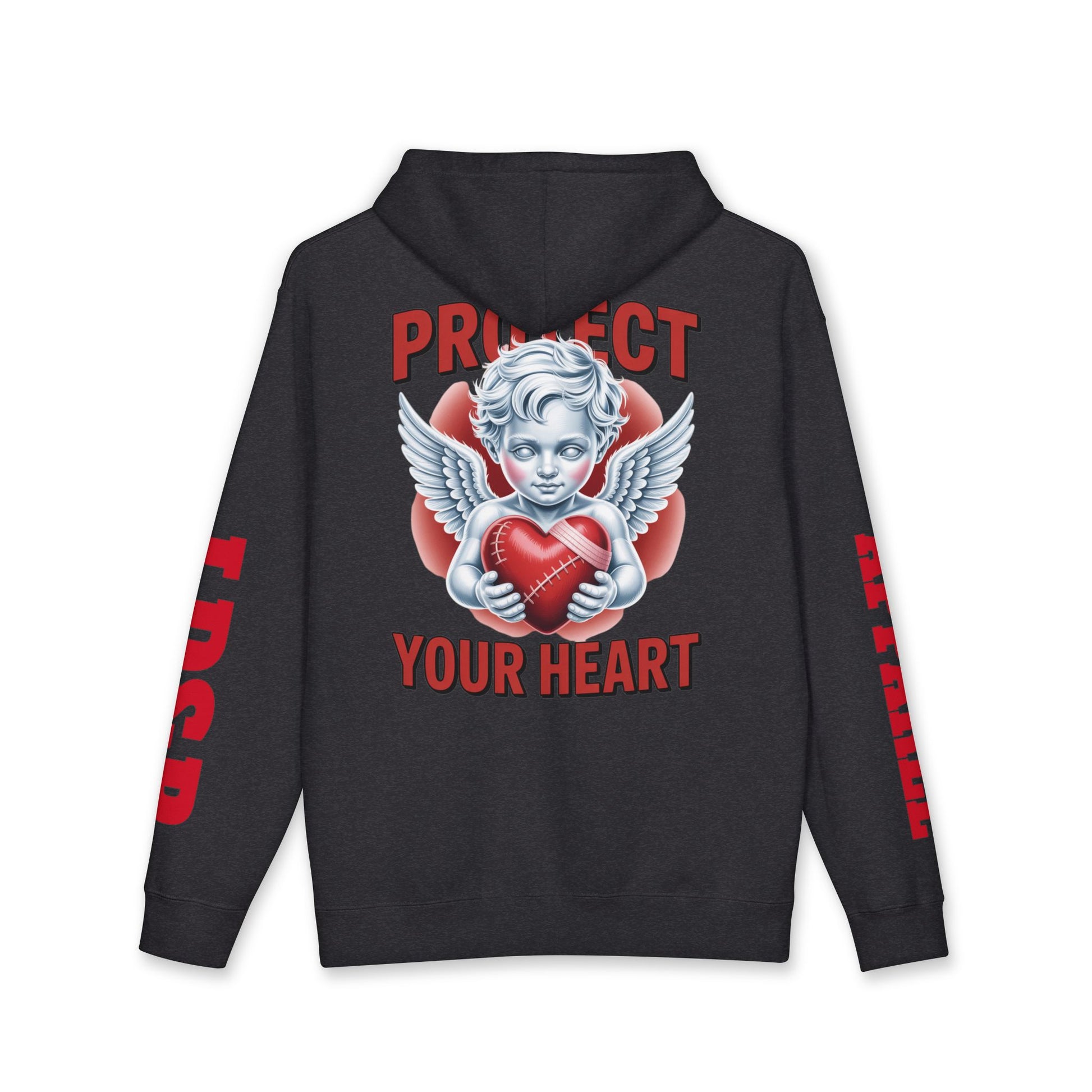 Hooded Sweatshirt - 'protect your heart' Bold Graphic Design