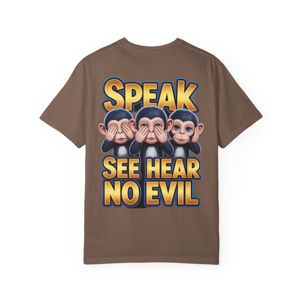 Graphic T-Shirt Speak See Hear No Evil design #2