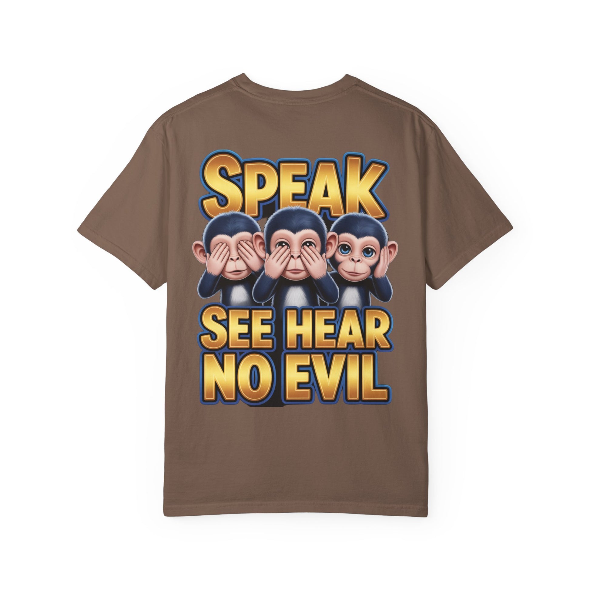 Graphic T-Shirt Speak See Hear No Evil design #2