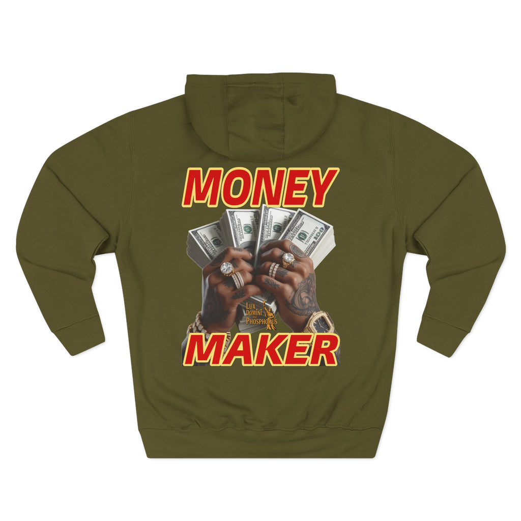 Fleece Hoodie - Money Maker Design