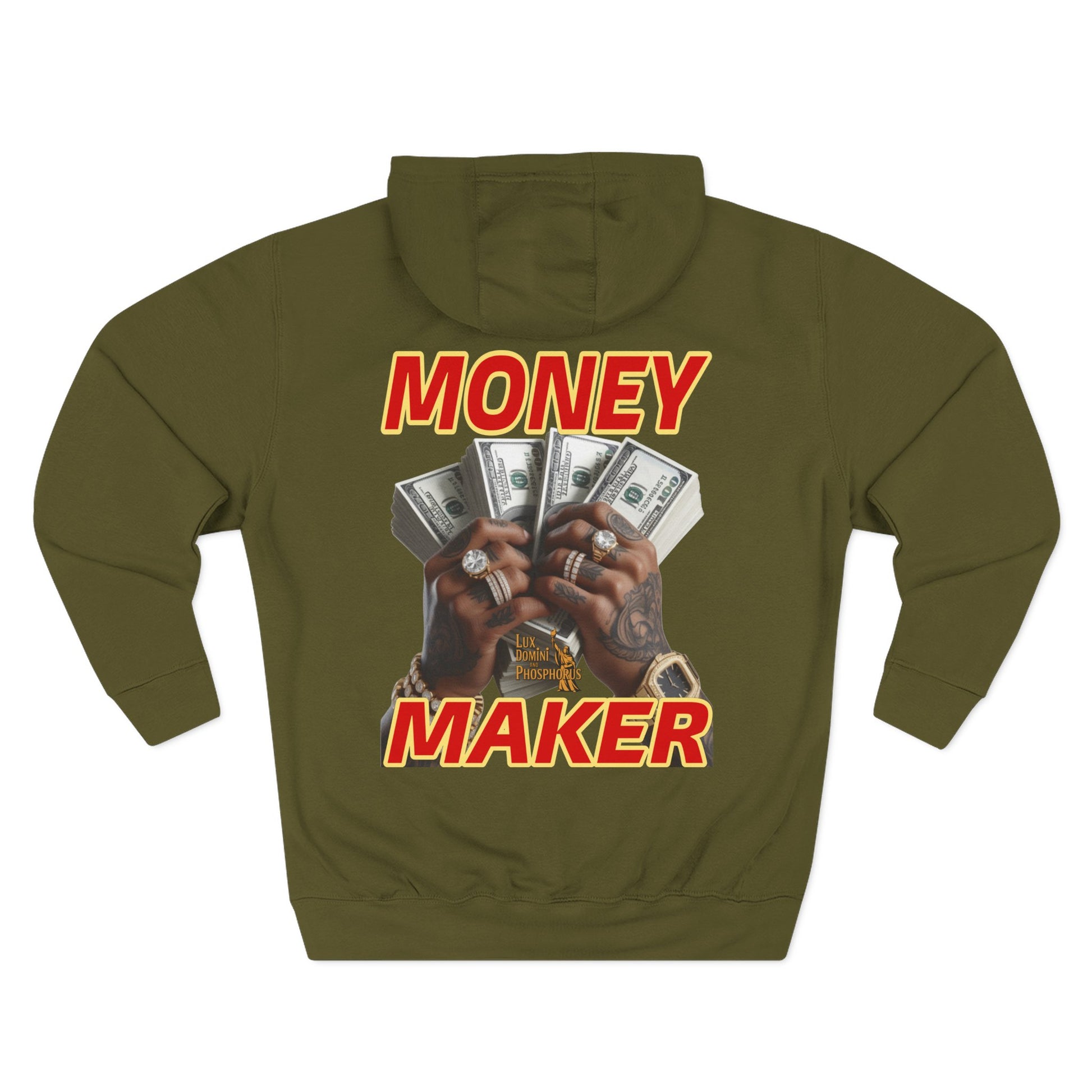 Fleece Hoodie - Money Maker Design