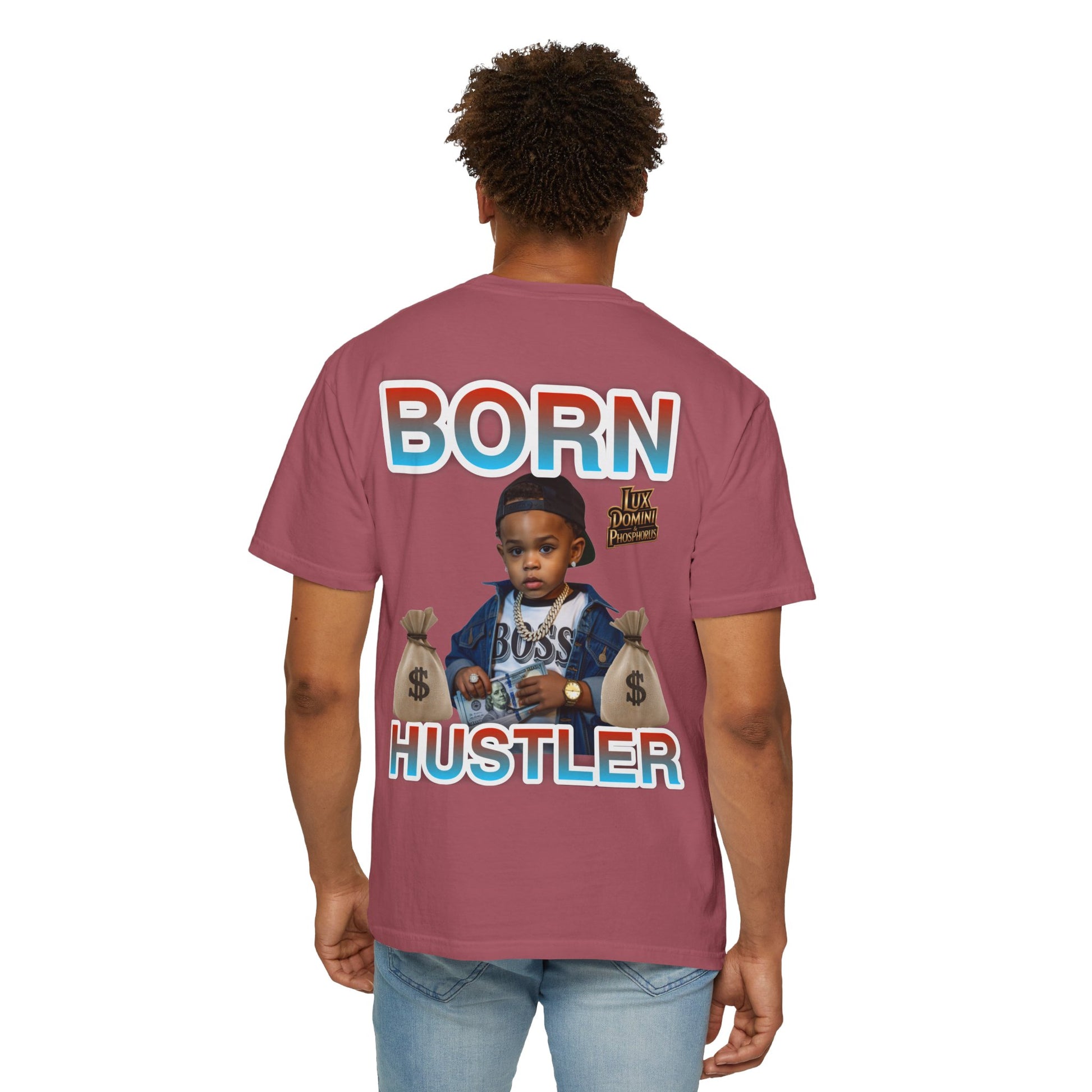 Garment-Dyed T-shirt BORN HUSTLER LD&P APPAREL