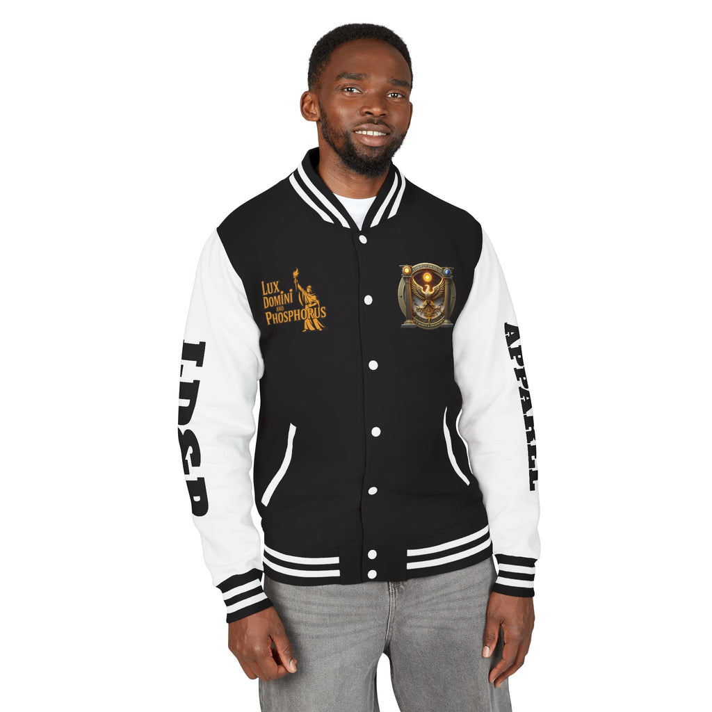 Letterman Jacket LD&P APPAREL Logo Design