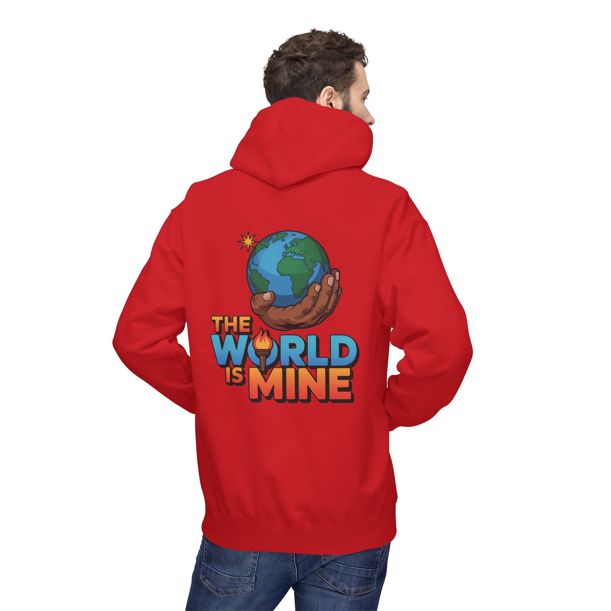 Hoodie Lux Domini and Phosphorus Design The World is Mine