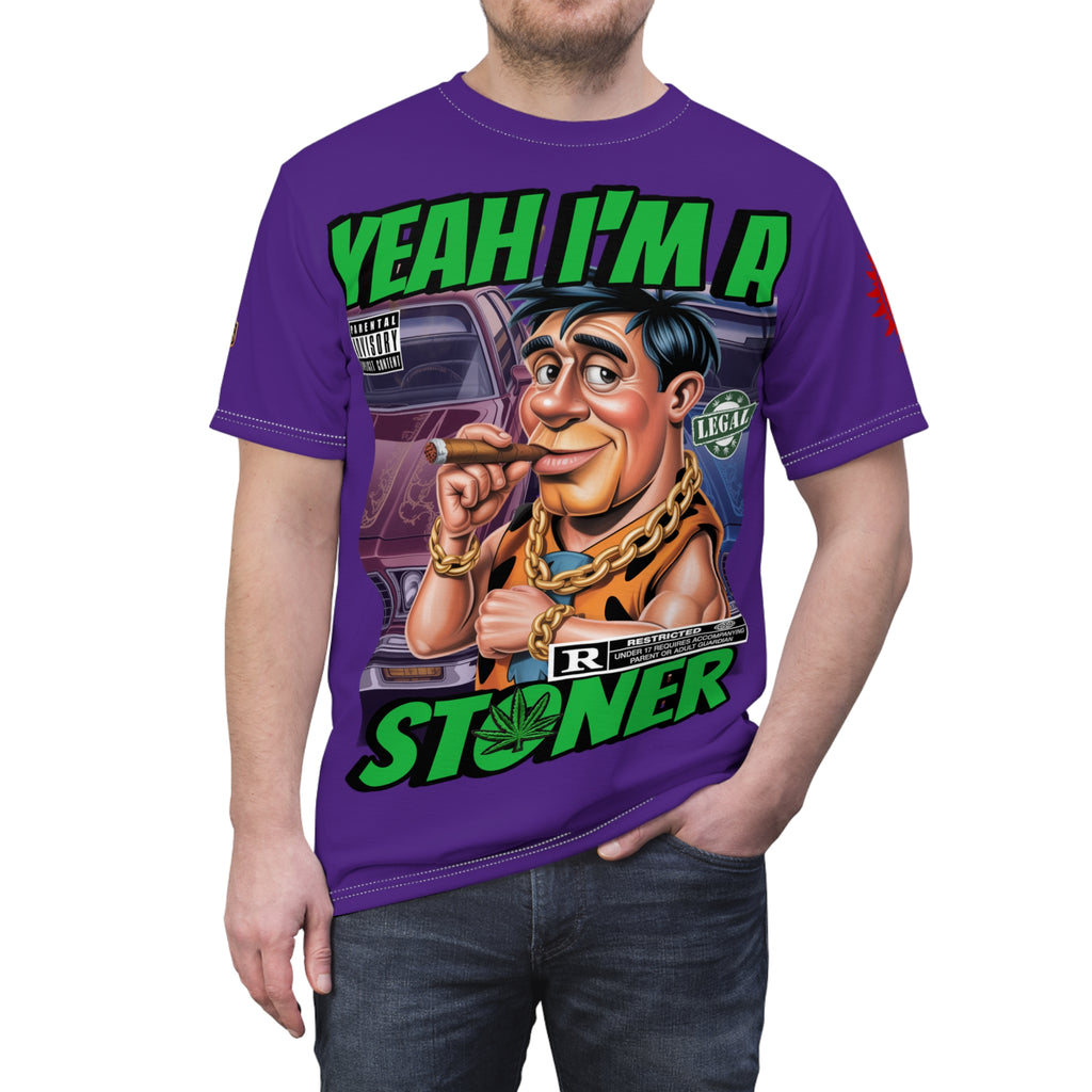 Yeah I'm a Stoner T-Shirt LD&P APPAREL Purple
