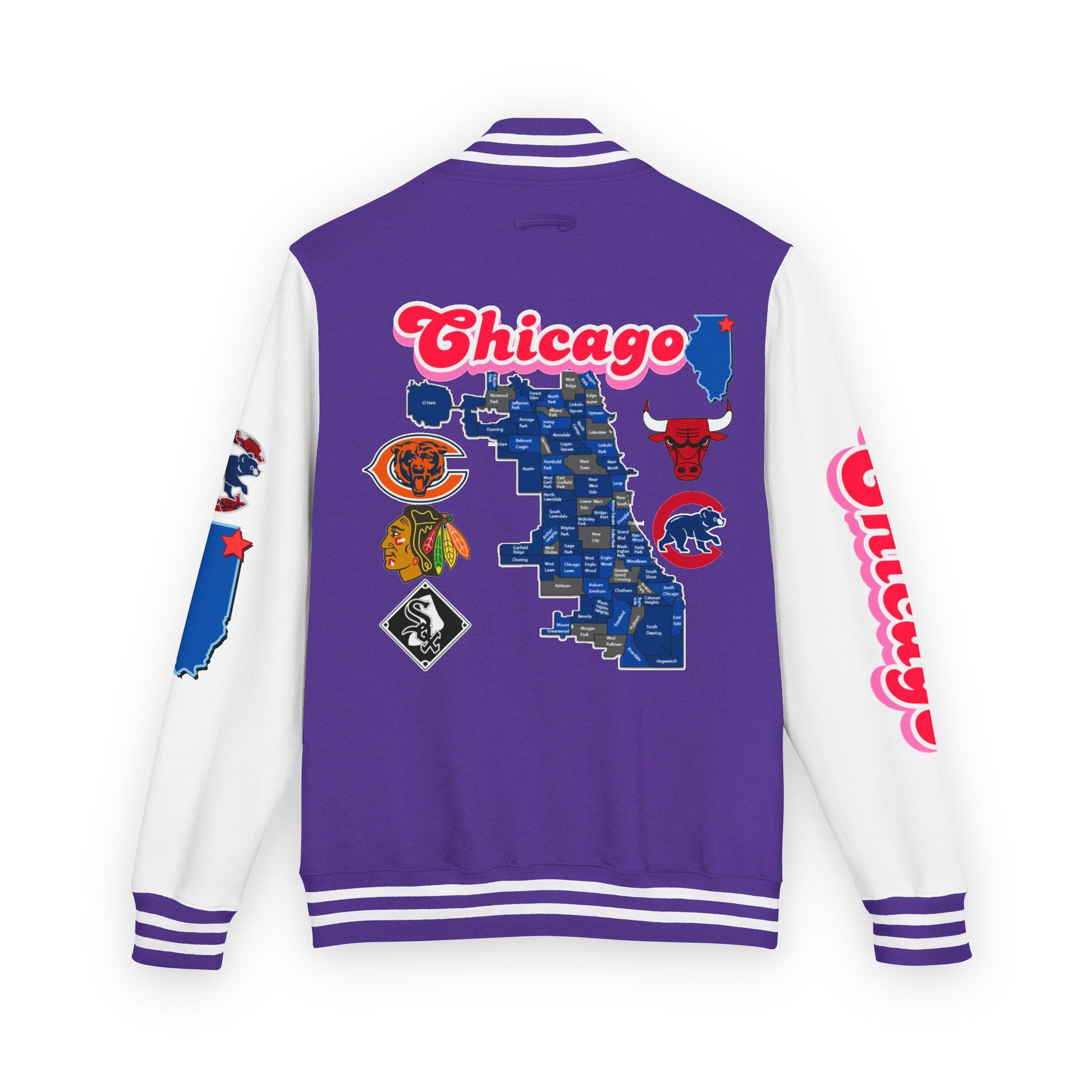 Letterman Jacket Chicago Design