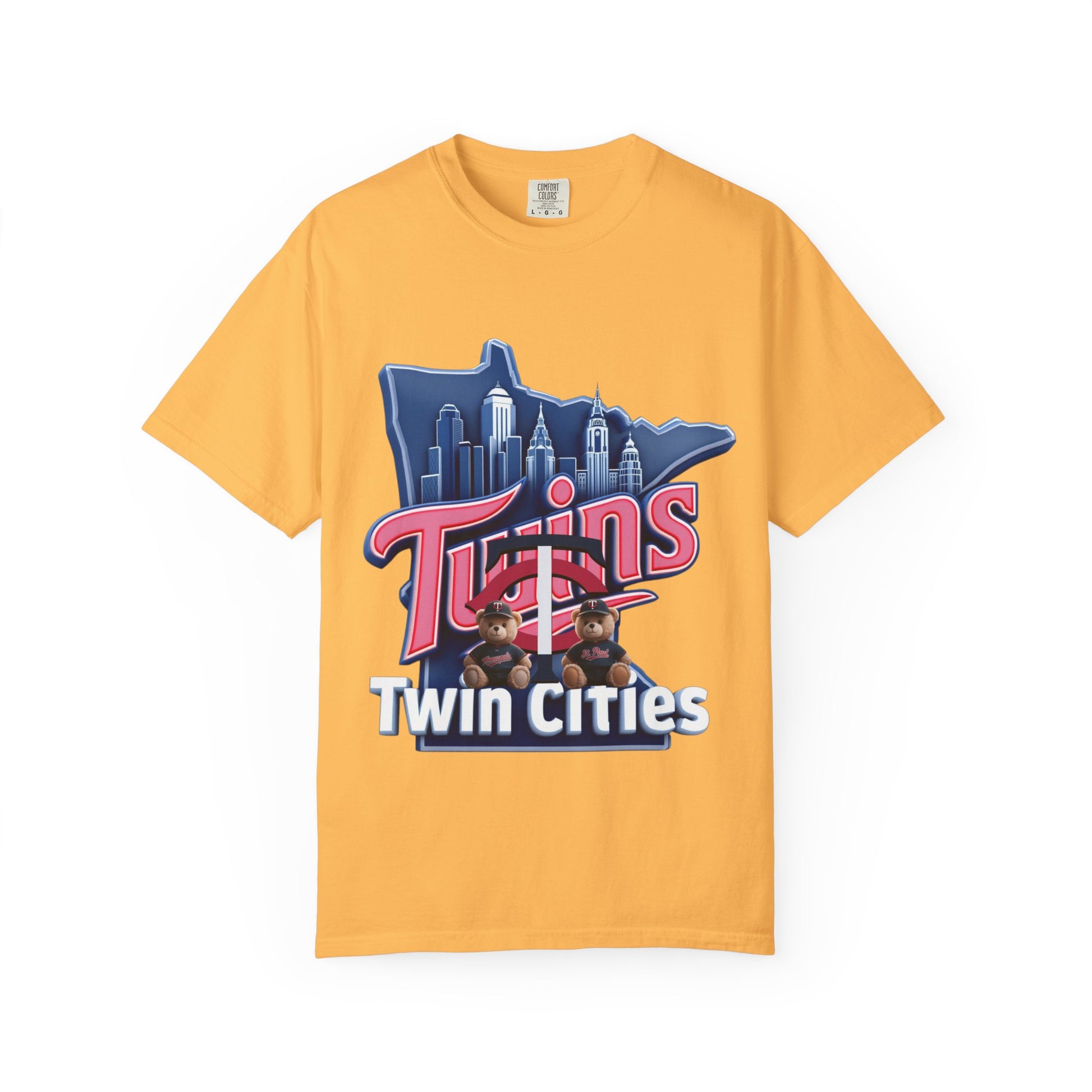 Twin City Unisex T-Shirt, Sporty Tee for Fans, Garment-Dyed Shirt, Perfect for Game Day, Show Your Team Spirit!