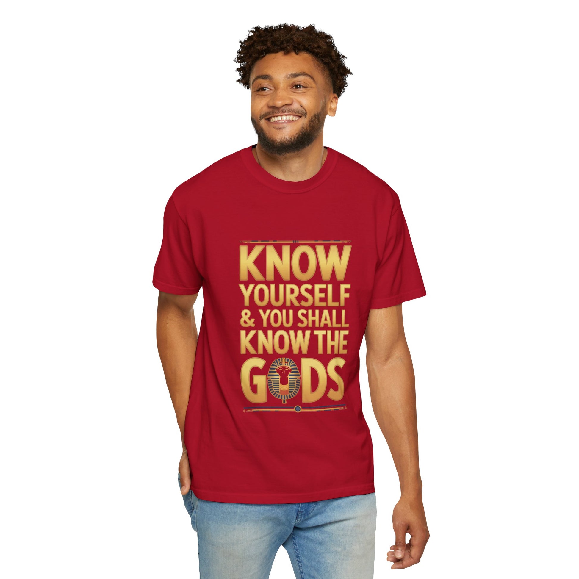 Garment-Dyed T-shirt - Know Yourself Design