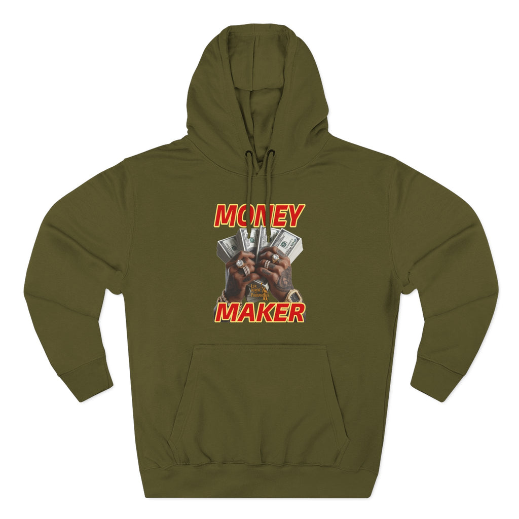 Fleece Hoodie - Money Maker Design