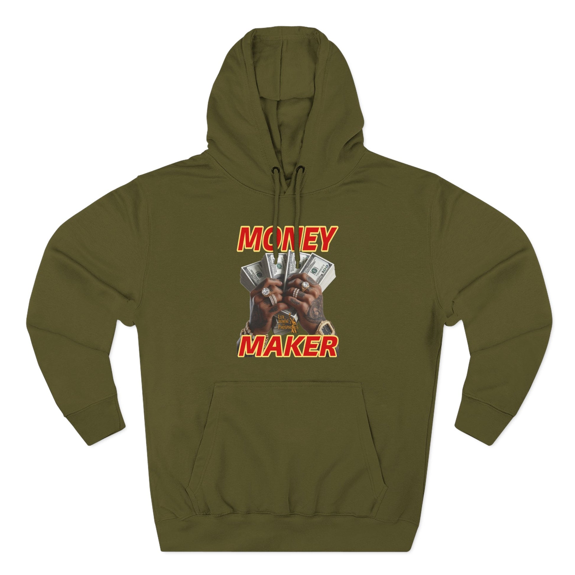 Fleece Hoodie - Money Maker Design