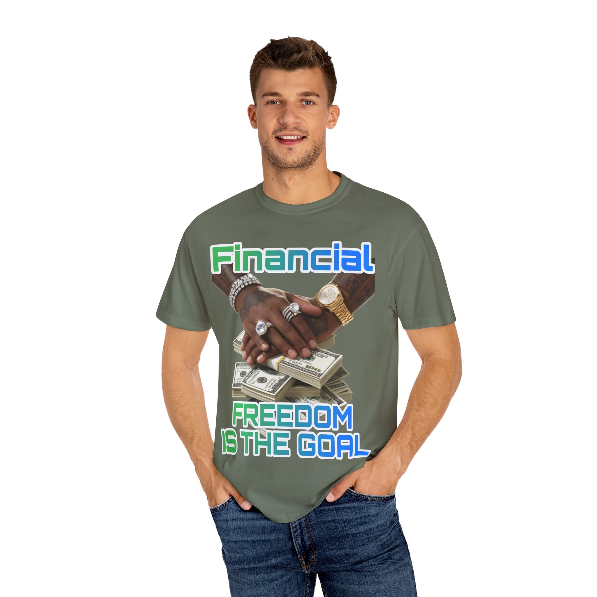 Financial Freedom Unisex T-shirt - 'Financial Freedom is The Goal' Design