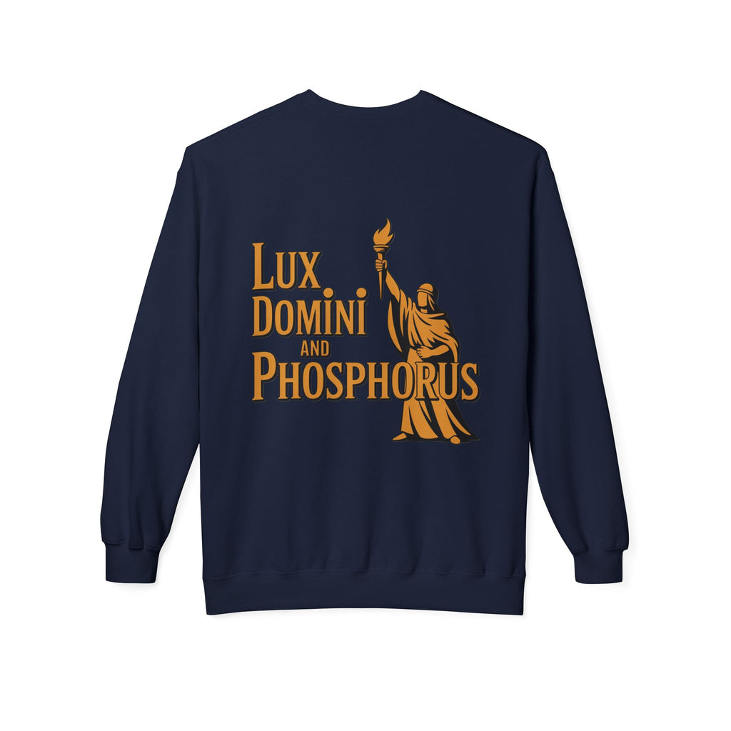 "Lux Domini and Phosphorus" crew-neck sweatshirt