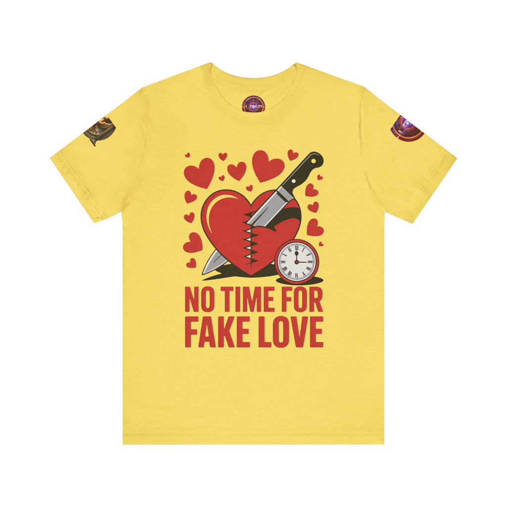 Short Sleeve Tee - No Fake Love Design