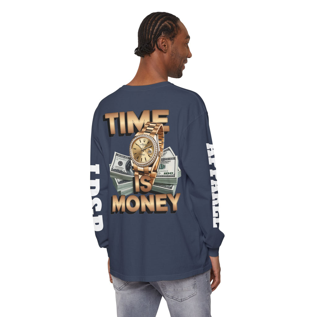 Long Sleeve T-Shirt Time is MONEY Design