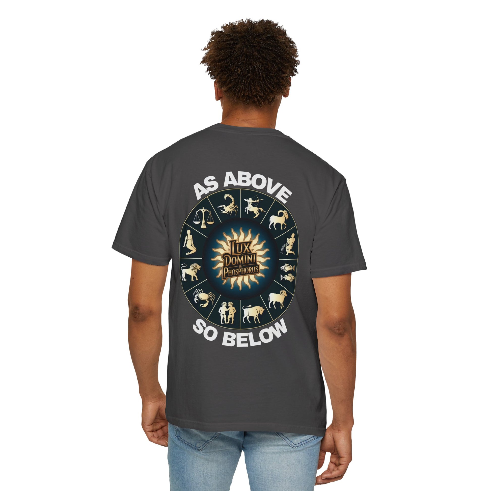 Zodiac Unisex T-Shirt - As above so below design