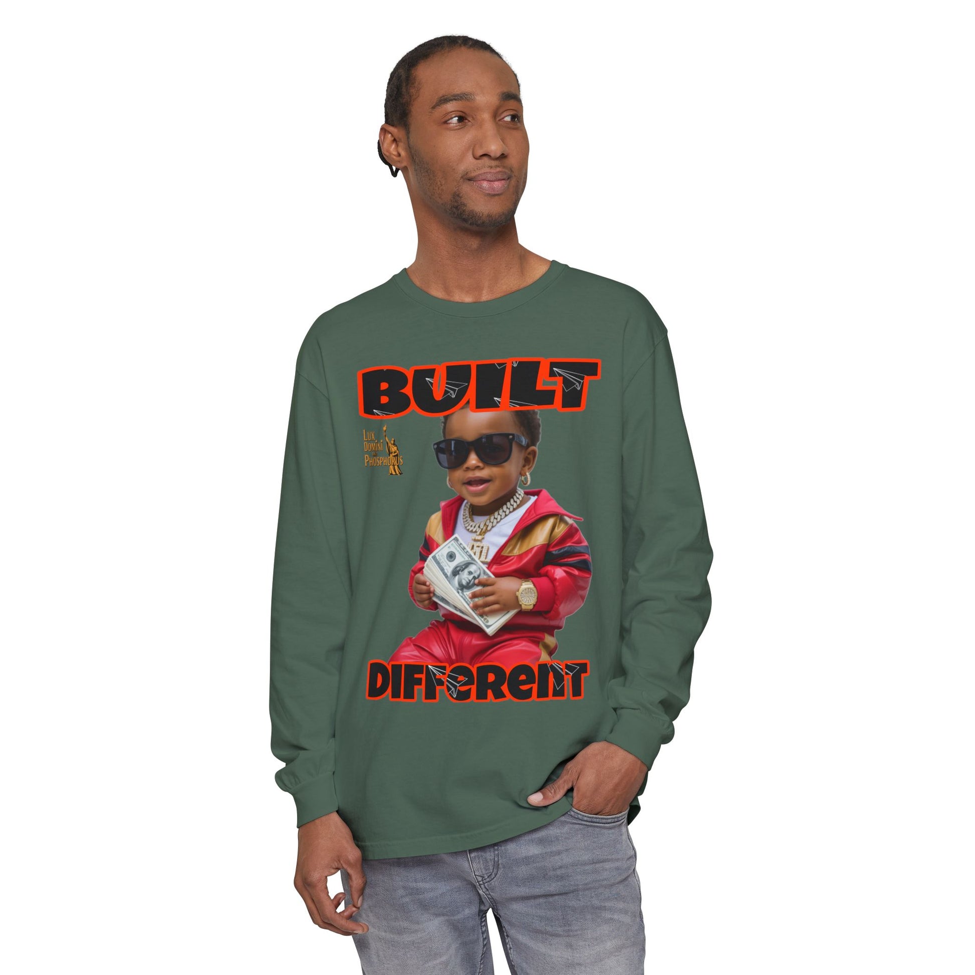 Long Sleeve T-Shirt - Built Different LD&P Apparel Design