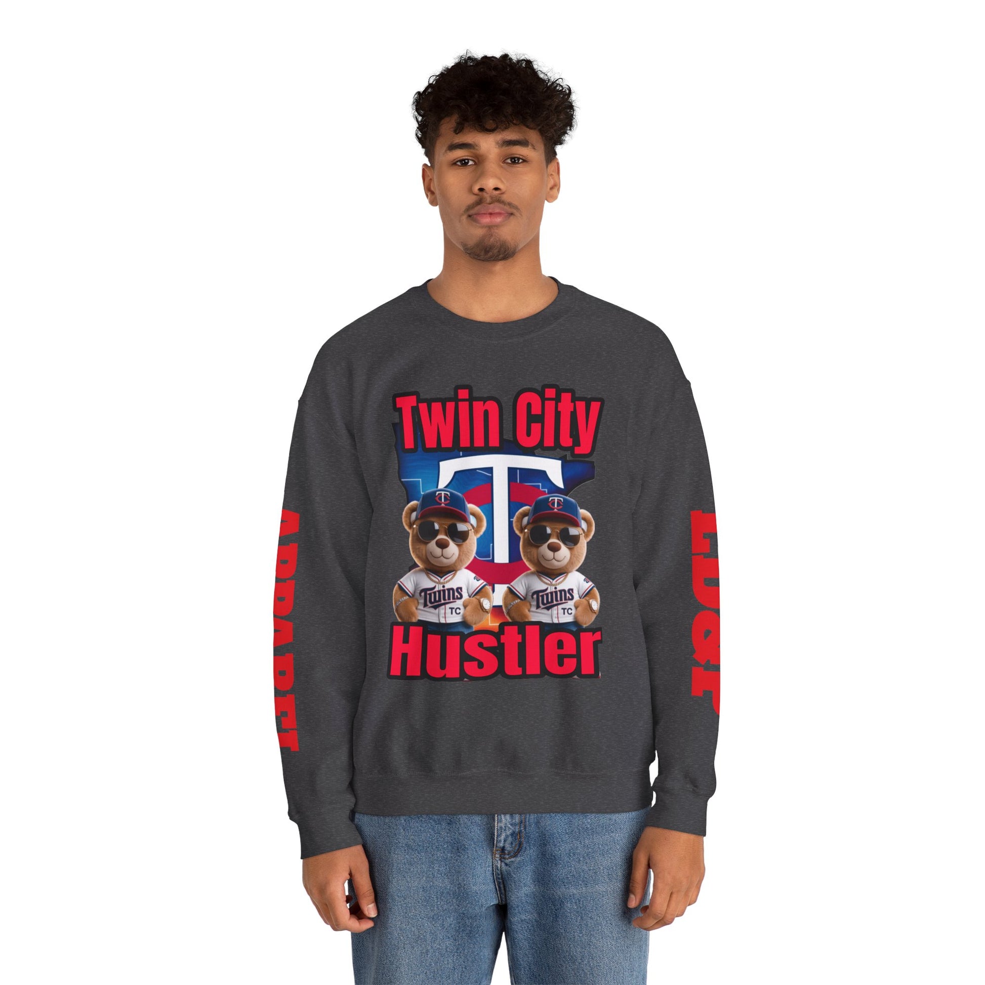 Crewneck Sweatshirt Twin City Hustler LD&P Apparel Design