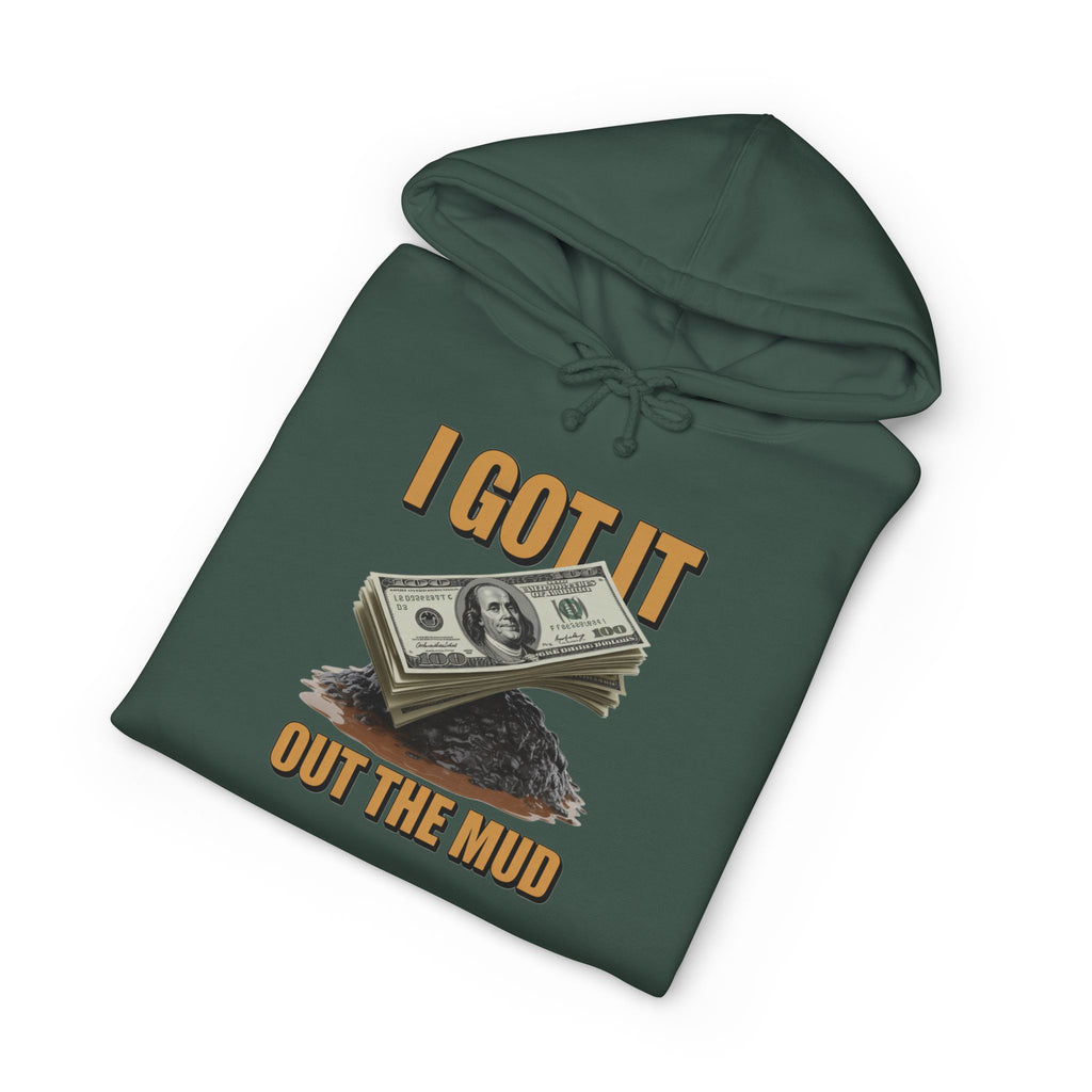 I Got It Out The Mud Hoodie — Money Stack Graphic Hoodie