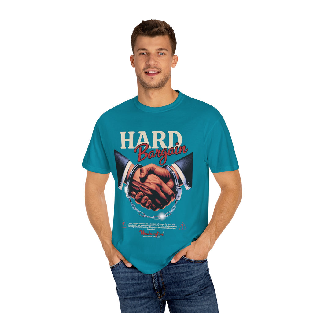 Garment-Dyed T-shirt Hard Bargain Graphic Tee