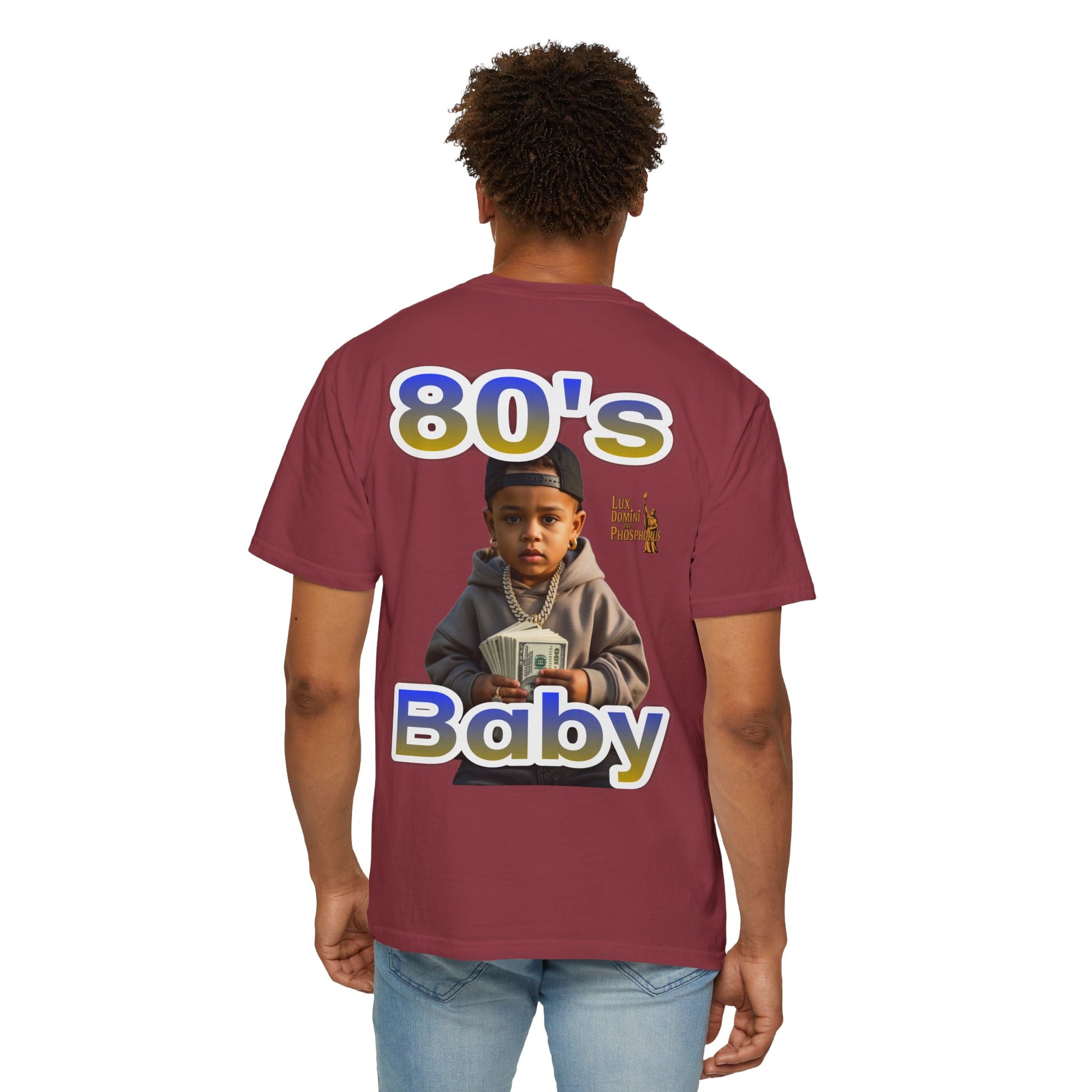 80s Baby Unisex Garment-Dyed T-shirt - LD&P APPAREL