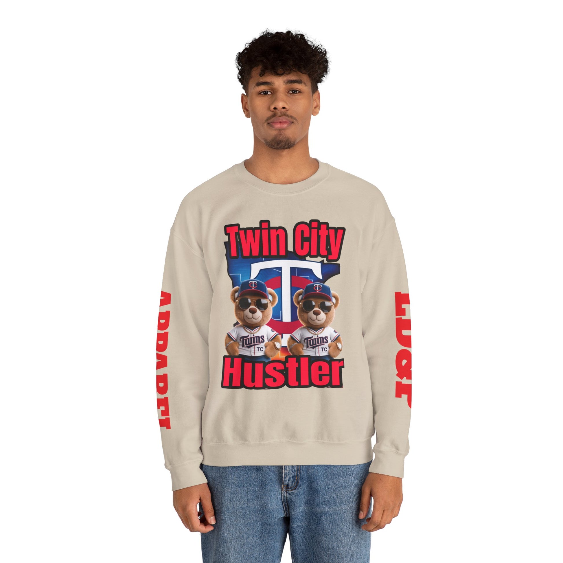 Crewneck Sweatshirt Twin City Hustler LD&P Apparel Design