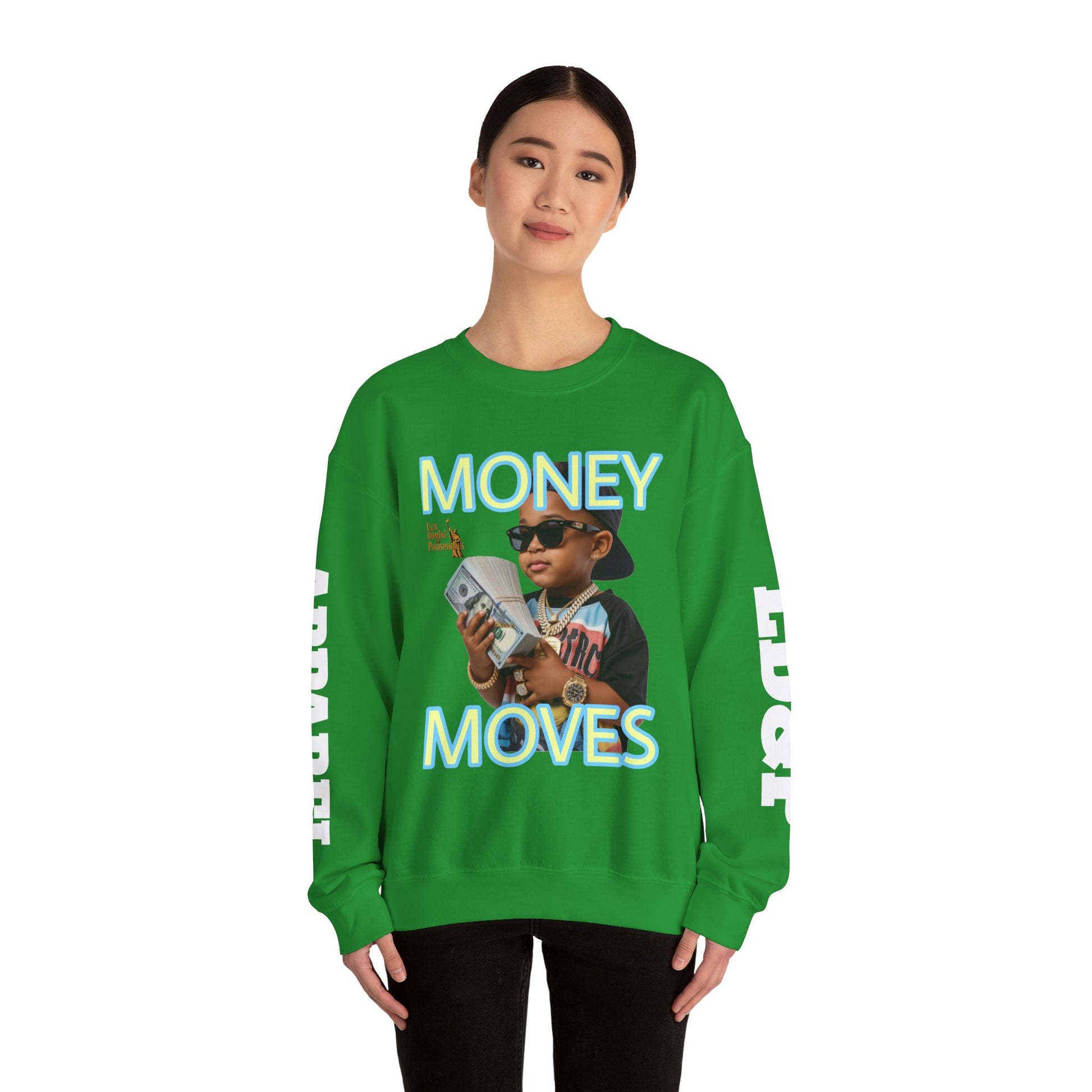 Money Moves Unisex Sweatshirt - LD&P APPAREL