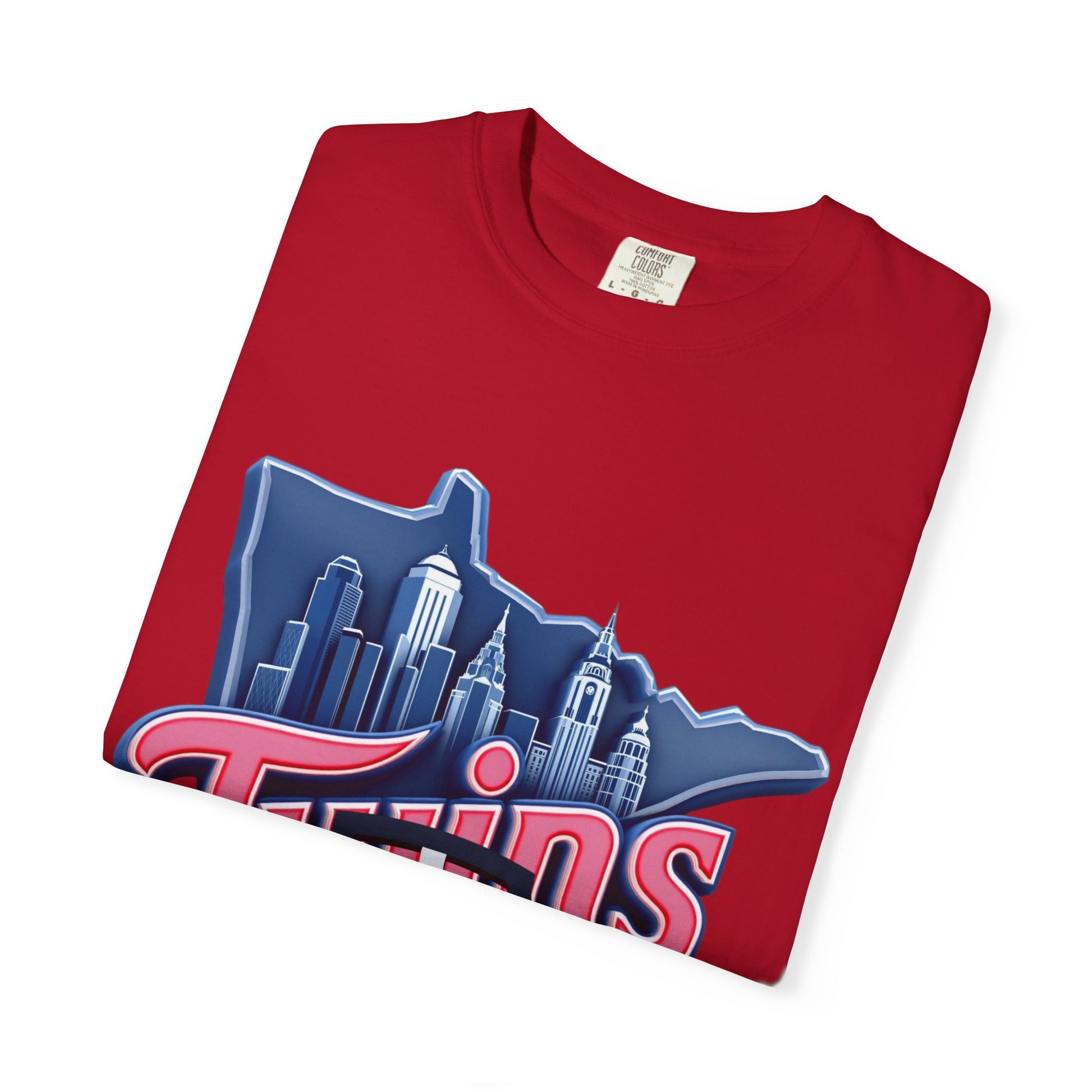 Twin City Unisex T-Shirt, Sporty Tee for Fans, Garment-Dyed Shirt, Perfect for Game Day, Show Your Team Spirit!