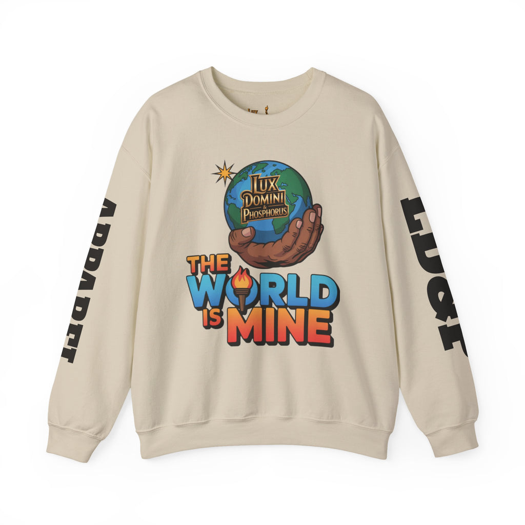 Graphic Sweatshirt - The World Is Mine LD&P APPAREL Design