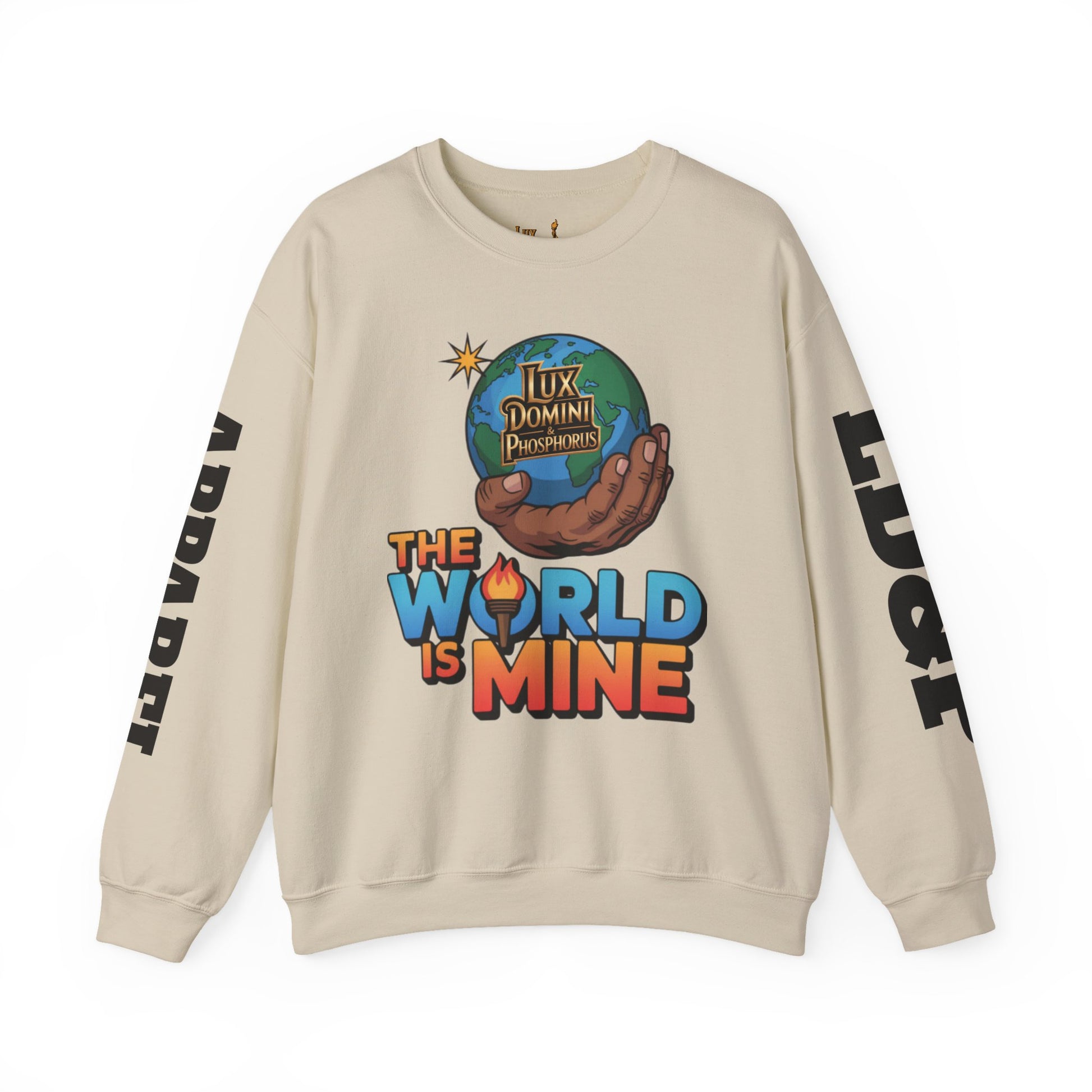 Graphic Sweatshirt - The World Is Mine LD&P APPAREL Design