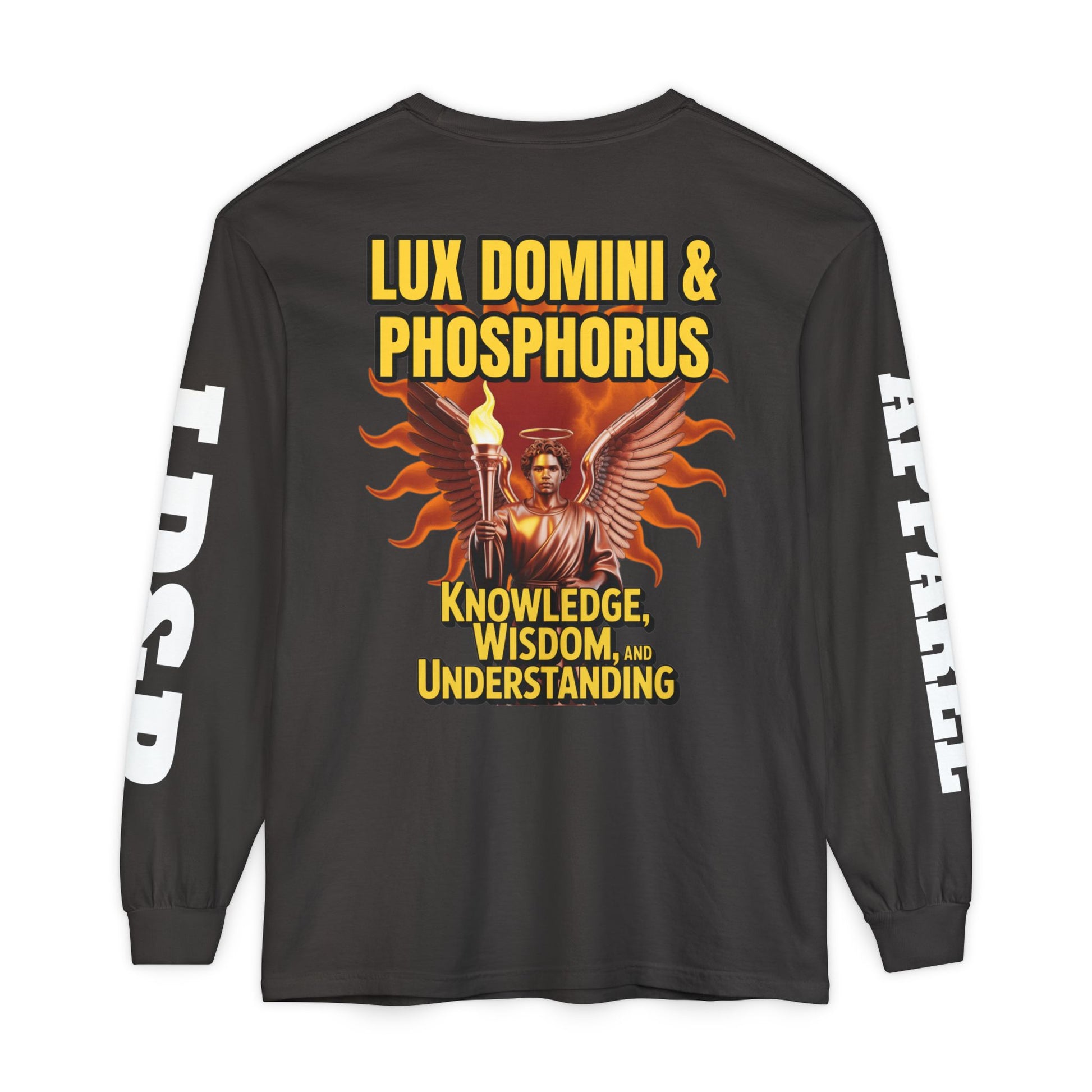 Long Sleeve T-Shirt LD&P Apparel Knowledge Wisdom Understanding Design