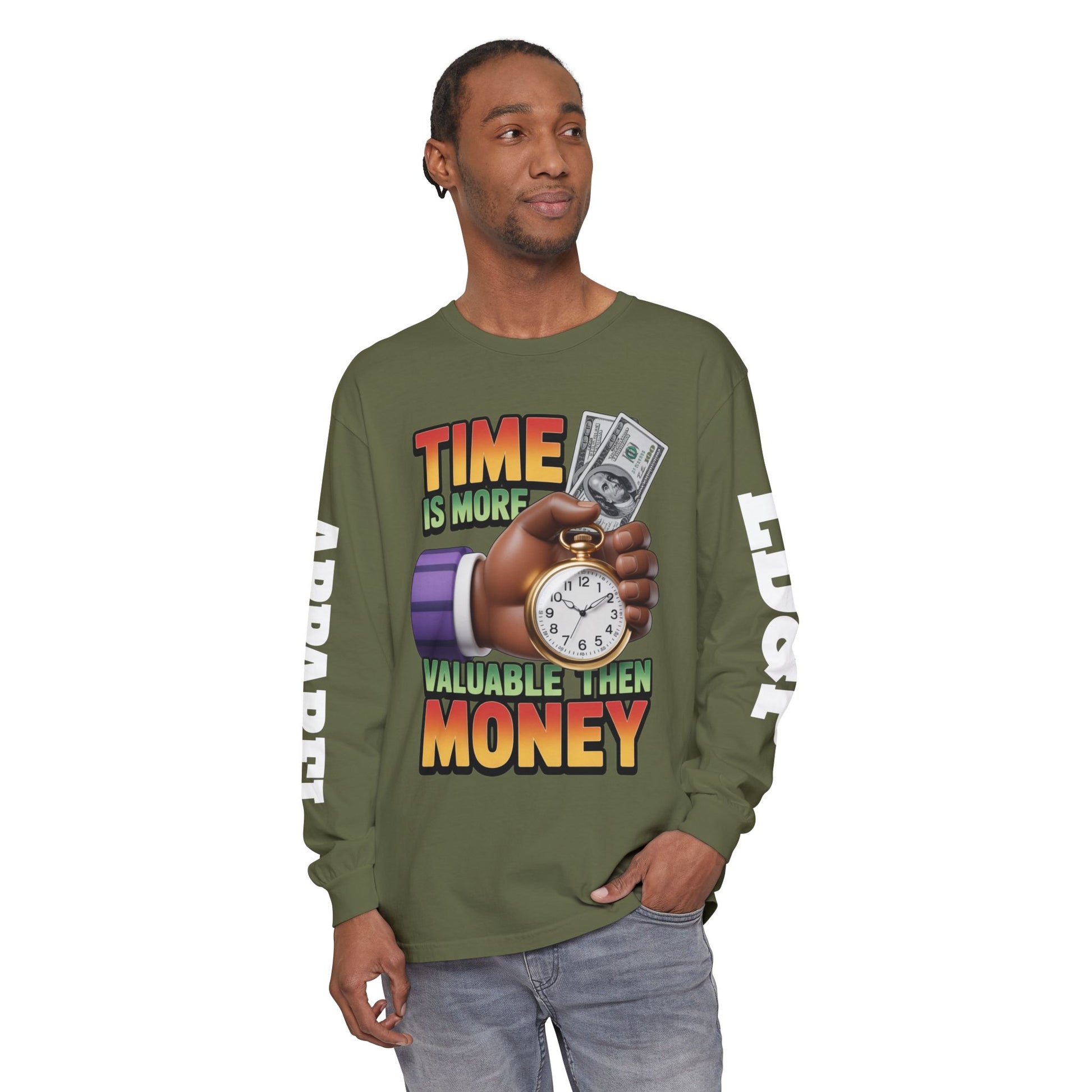 Time is more valuable than money Long Sleeve T-Shirt