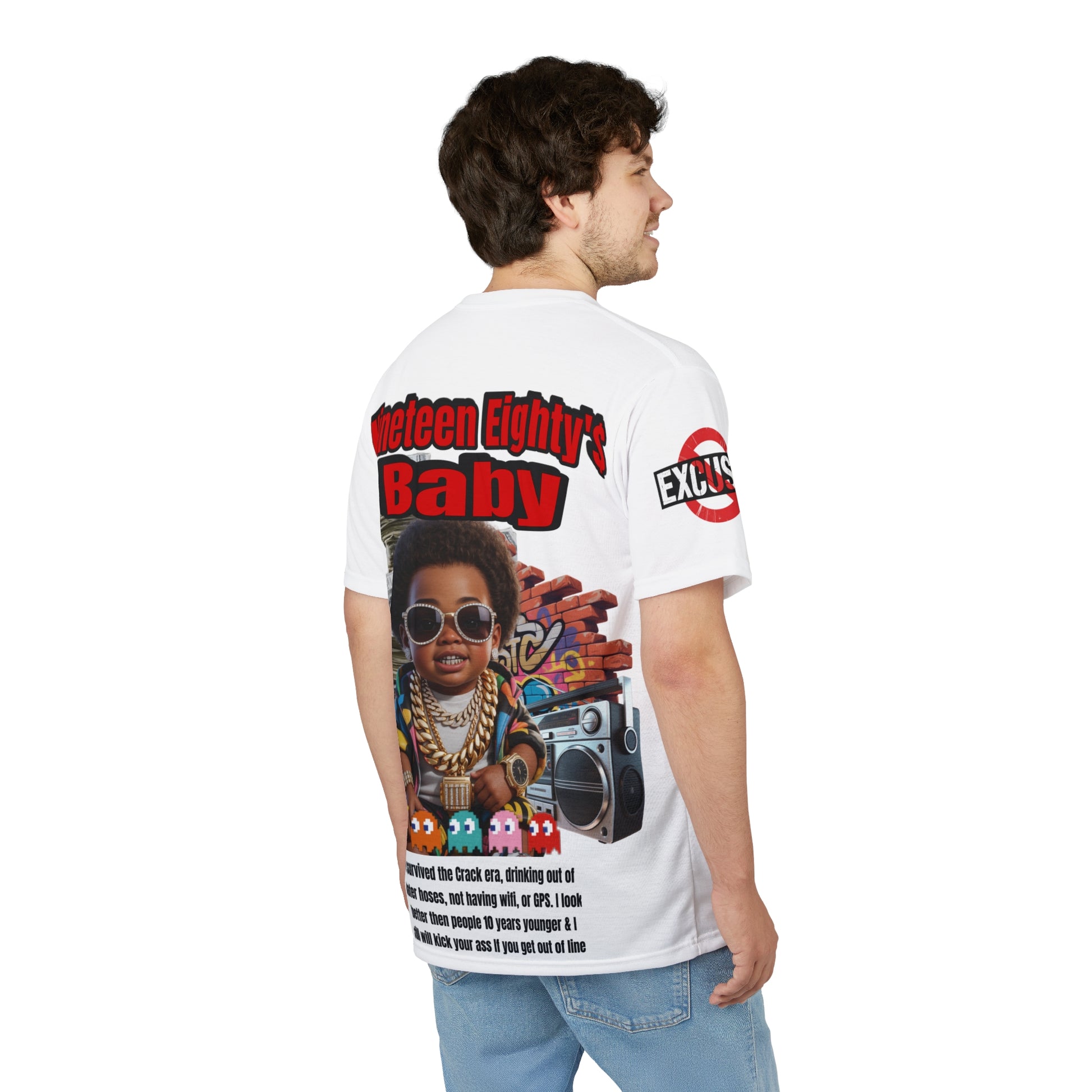 Nineteen Eighty's Baby Graphic Tee LD&P APPAREL White