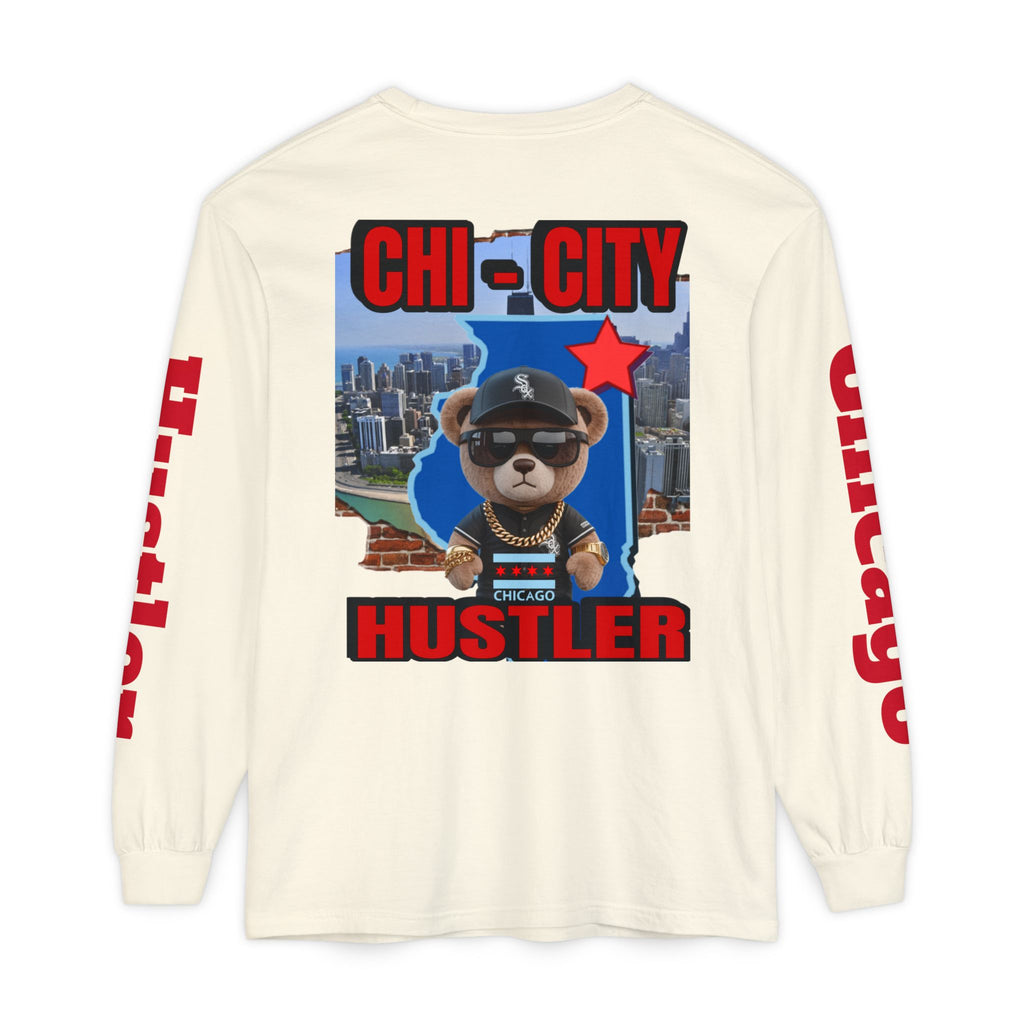 Chi-City Hustler Long Sleeve T-Shirt — LD&P Apparel