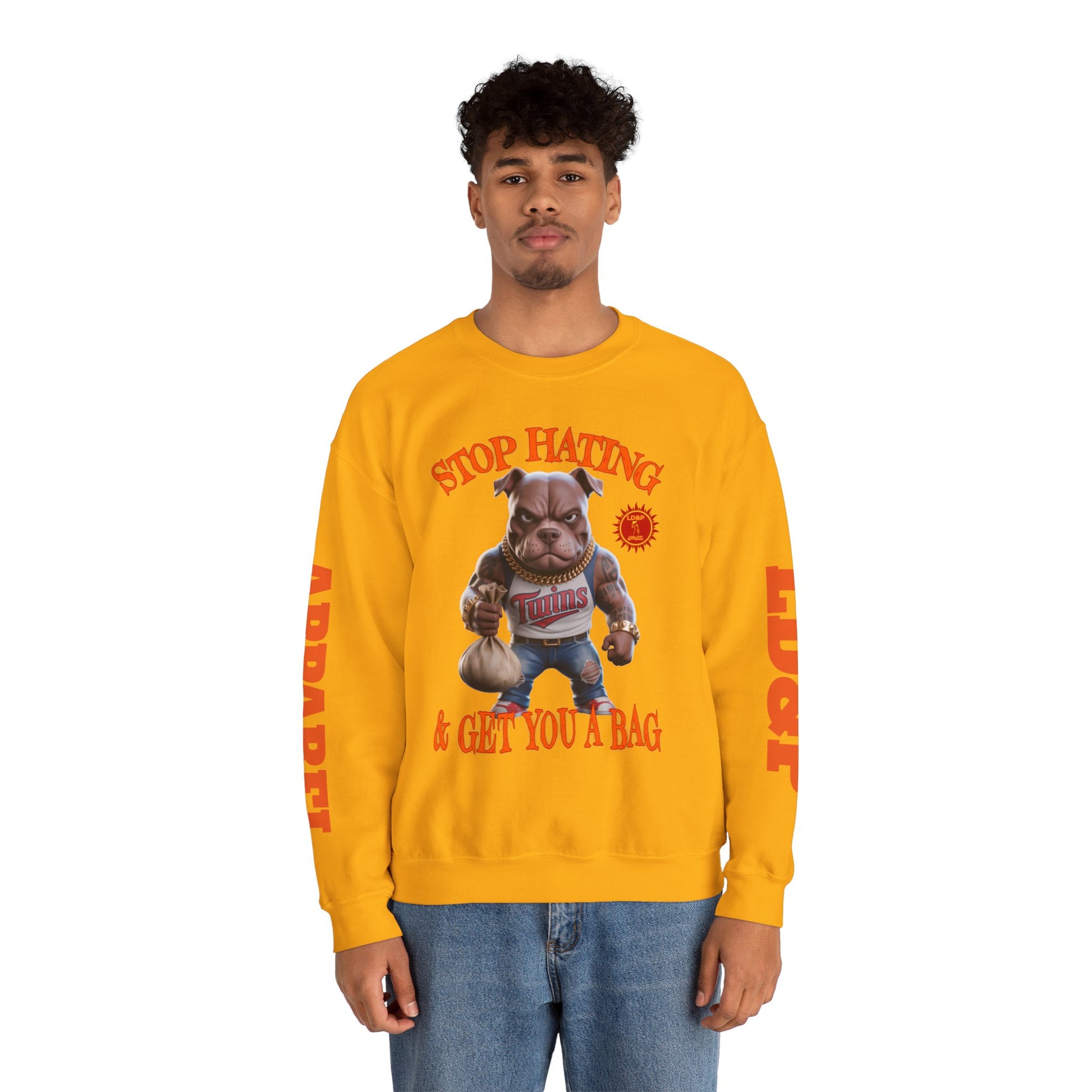 Unisex Sweatshirt Stop Hating LD&P Apparel Design