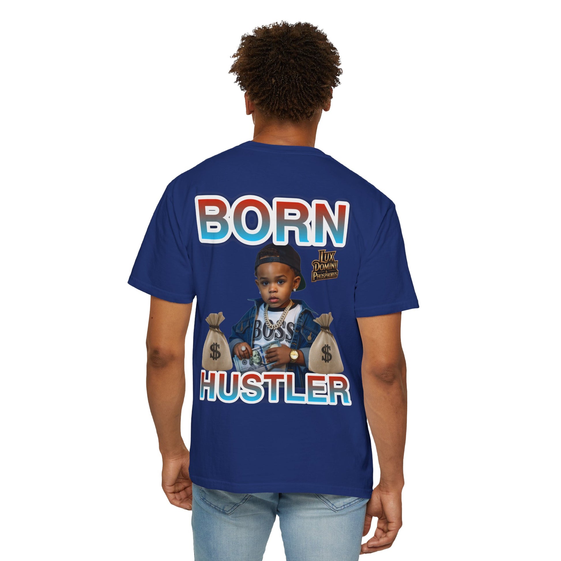 Garment-Dyed T-shirt BORN HUSTLER LD&P APPAREL