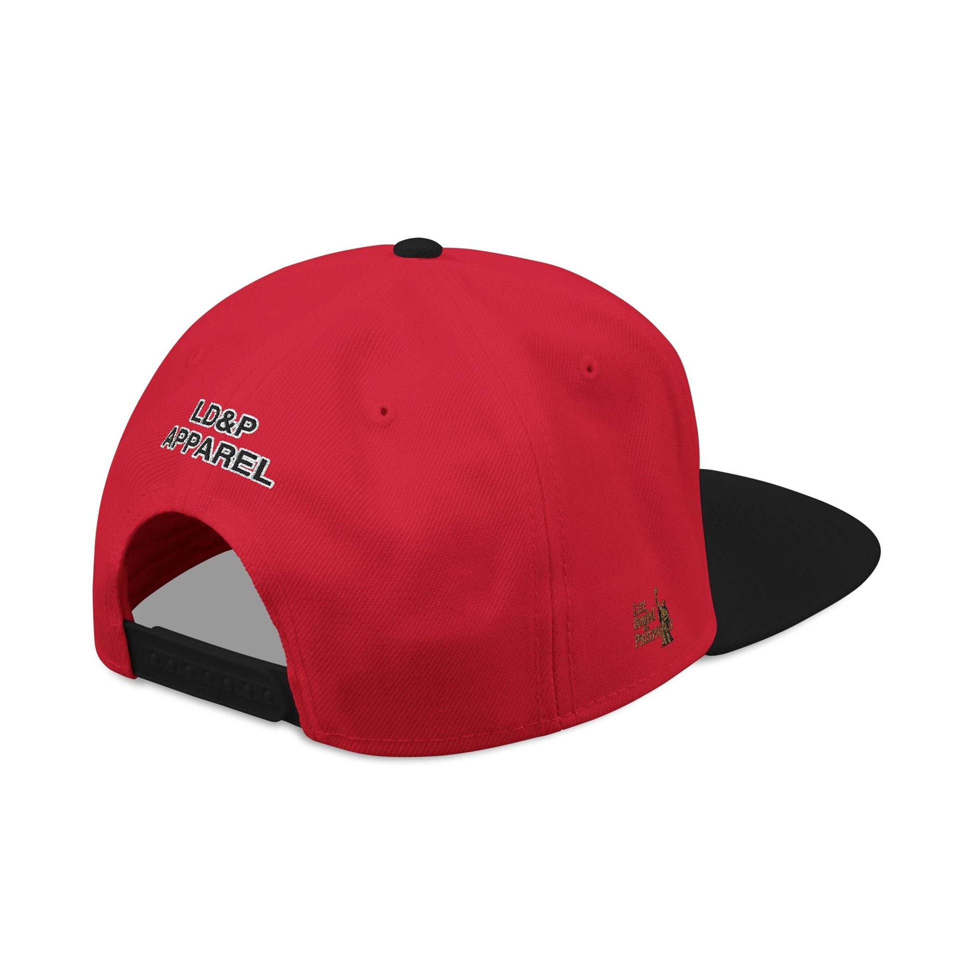 Embroidered Snapback Cap - LD&P Apparel Design