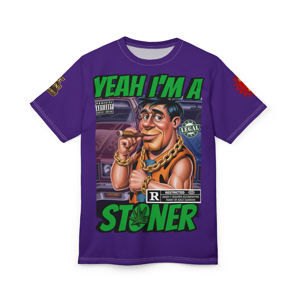 Yeah I'm a Stoner T-Shirt LD&P APPAREL Purple
