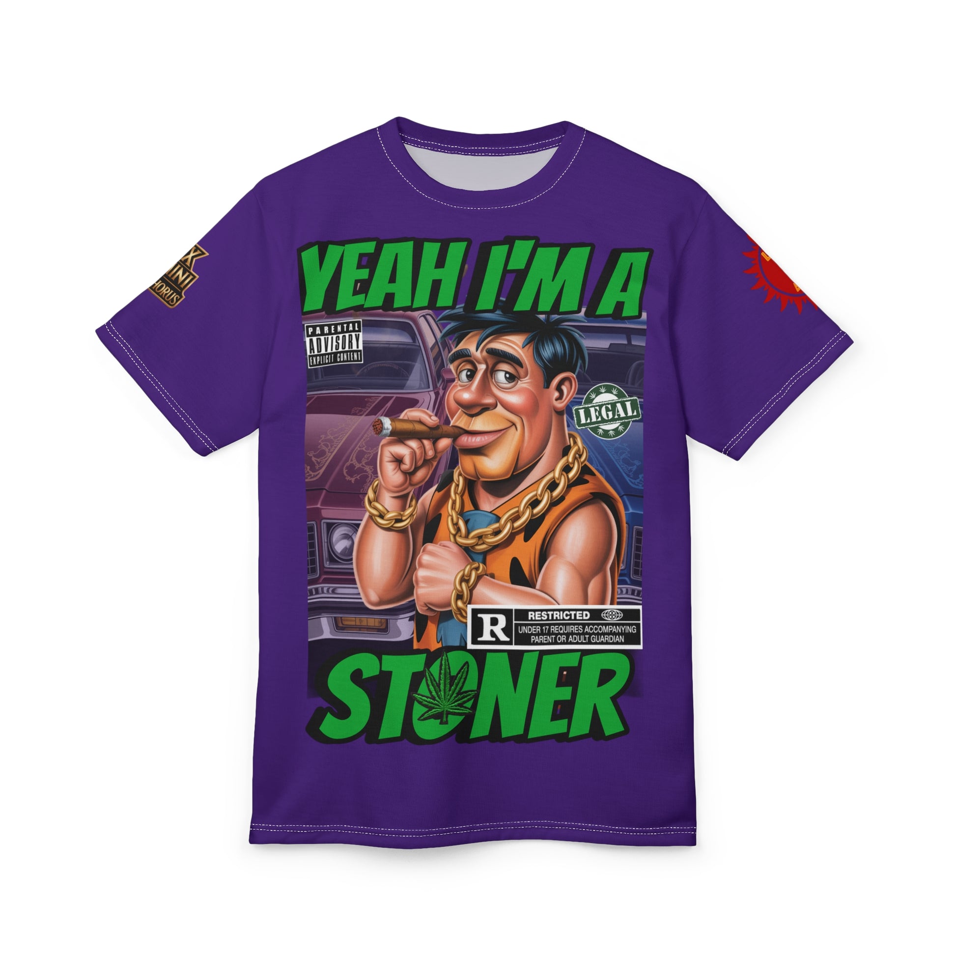Yeah I'm a Stoner T-Shirt LD&P APPAREL Purple