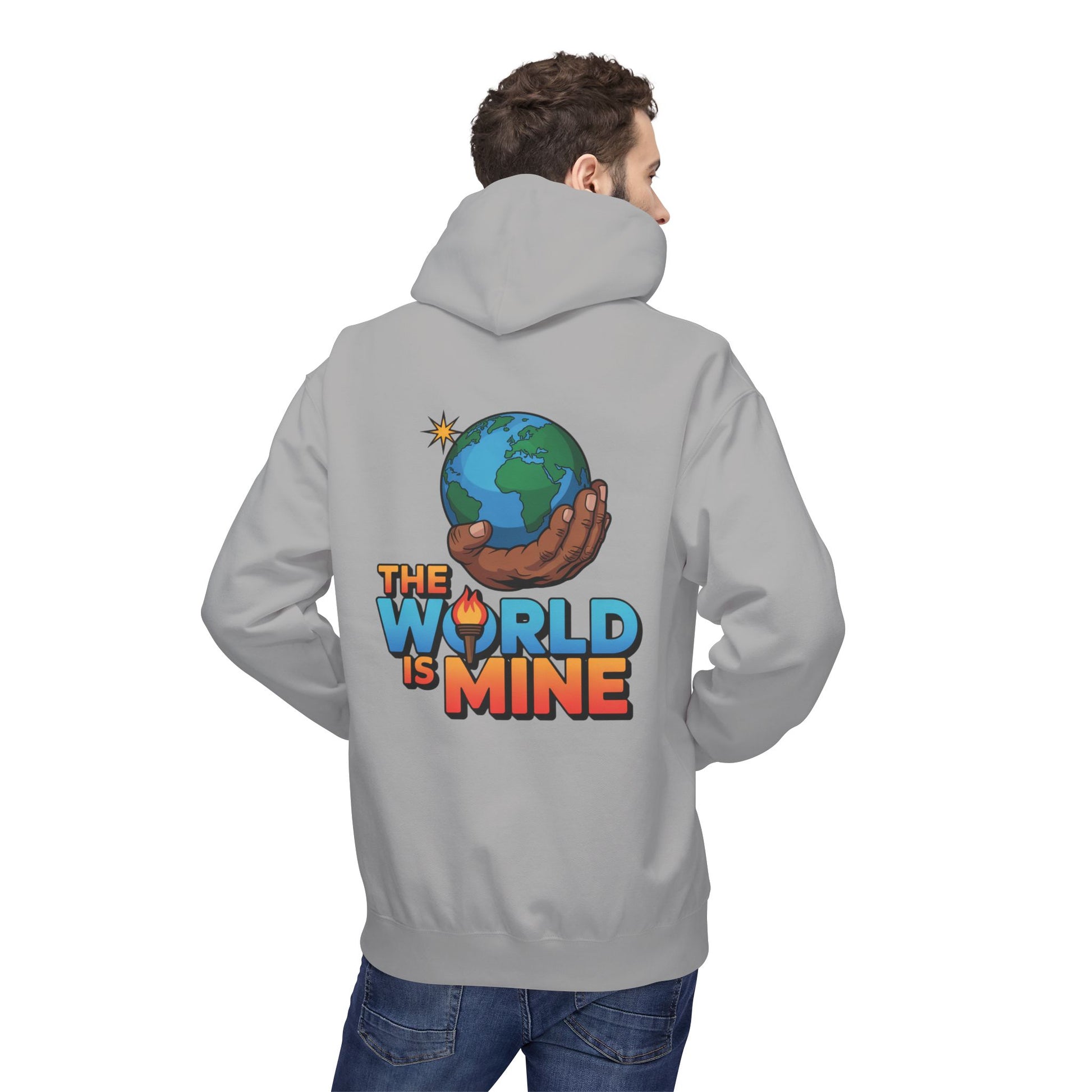 Hoodie Lux Domini and Phosphorus Design The World is Mine