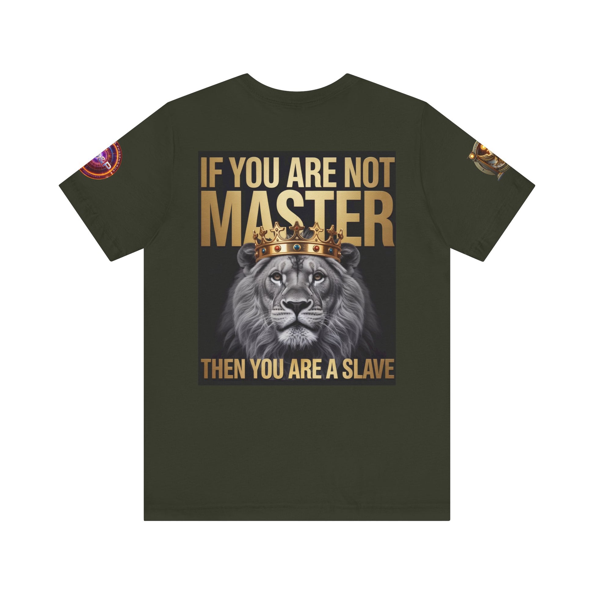 T-Shirt Master or slave LD&amp;P APPAREL Design Unisex Jersey Short Sleeve Tee
