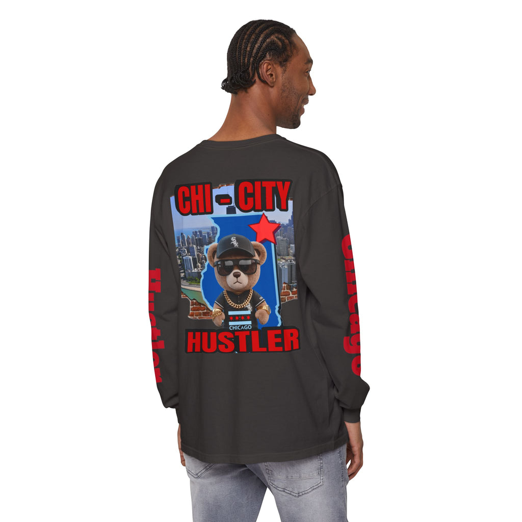 Chi-City Hustler Long Sleeve T-Shirt — LD&P Apparel