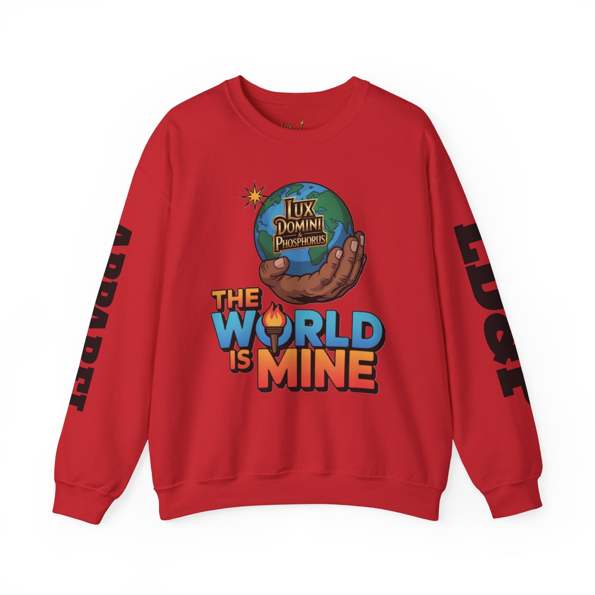 Graphic Sweatshirt - The World Is Mine LD&P APPAREL Design