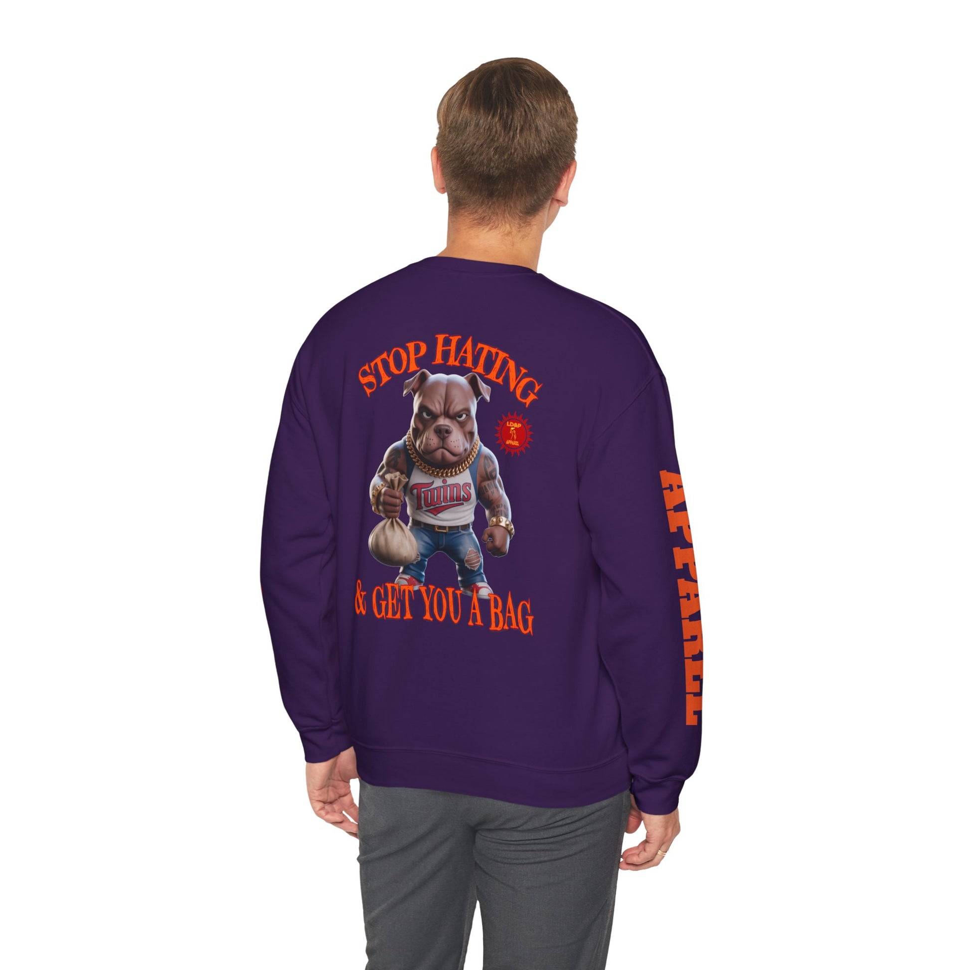 Unisex Sweatshirt Stop Hating LD&P Apparel Design